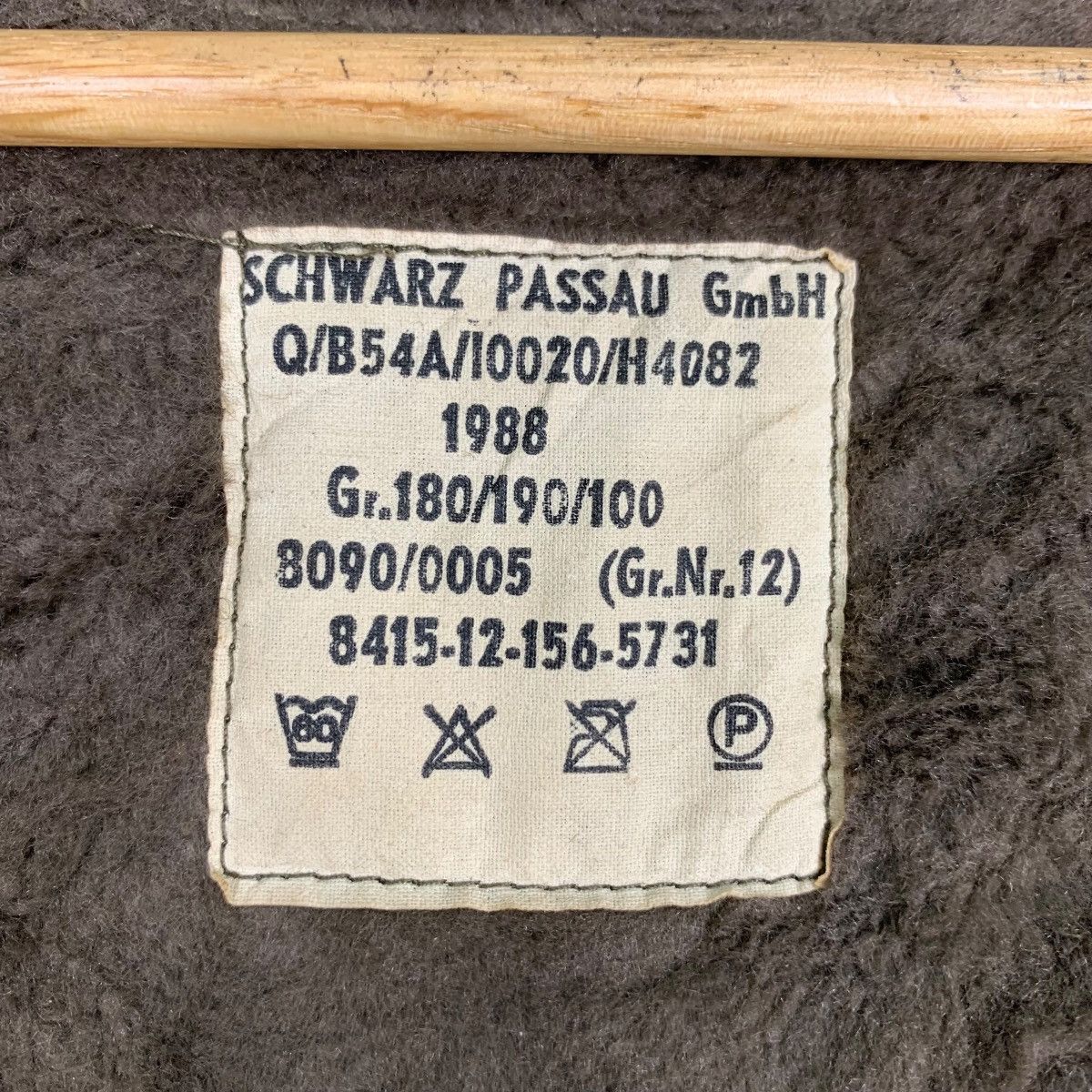 Vintage 88's SCHWARZ PASSAU German Army Fleece Lined Parka #1004-C45 Size US L / EU 52-54 / 3 - 17 Thumbnail