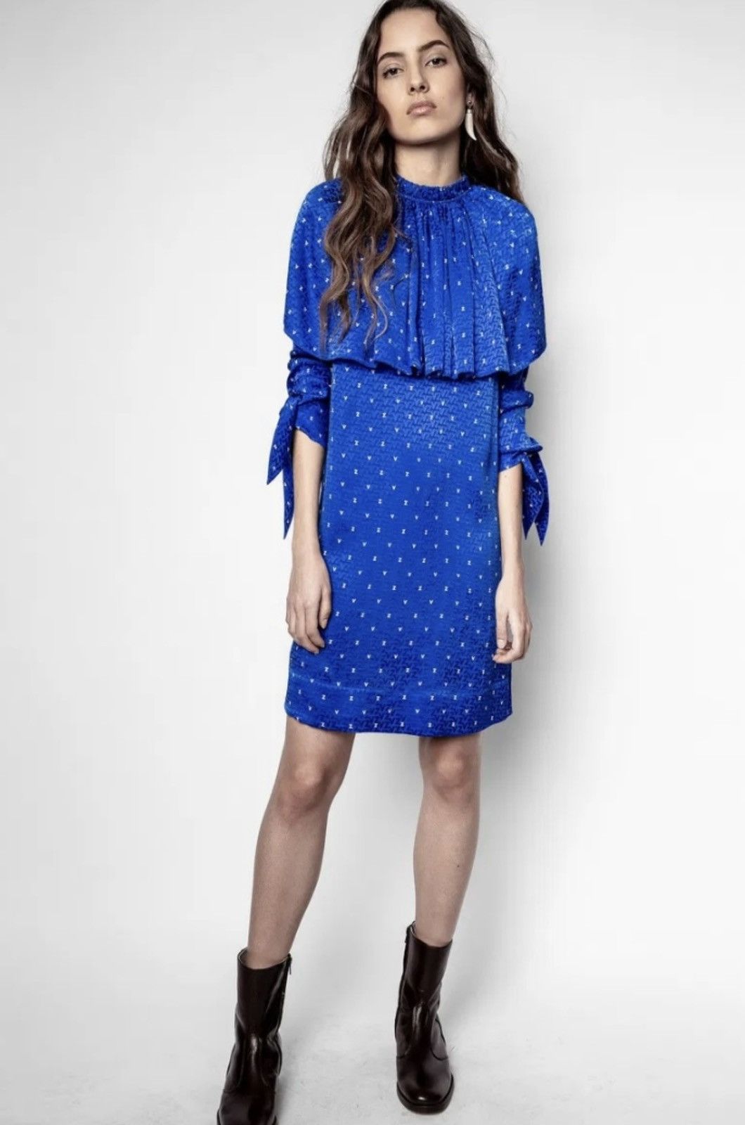 Other Zadig Voltaire defile rock punk silk logo monogram dress S Size S / US 4 / IT 40 - 4 Thumbnail