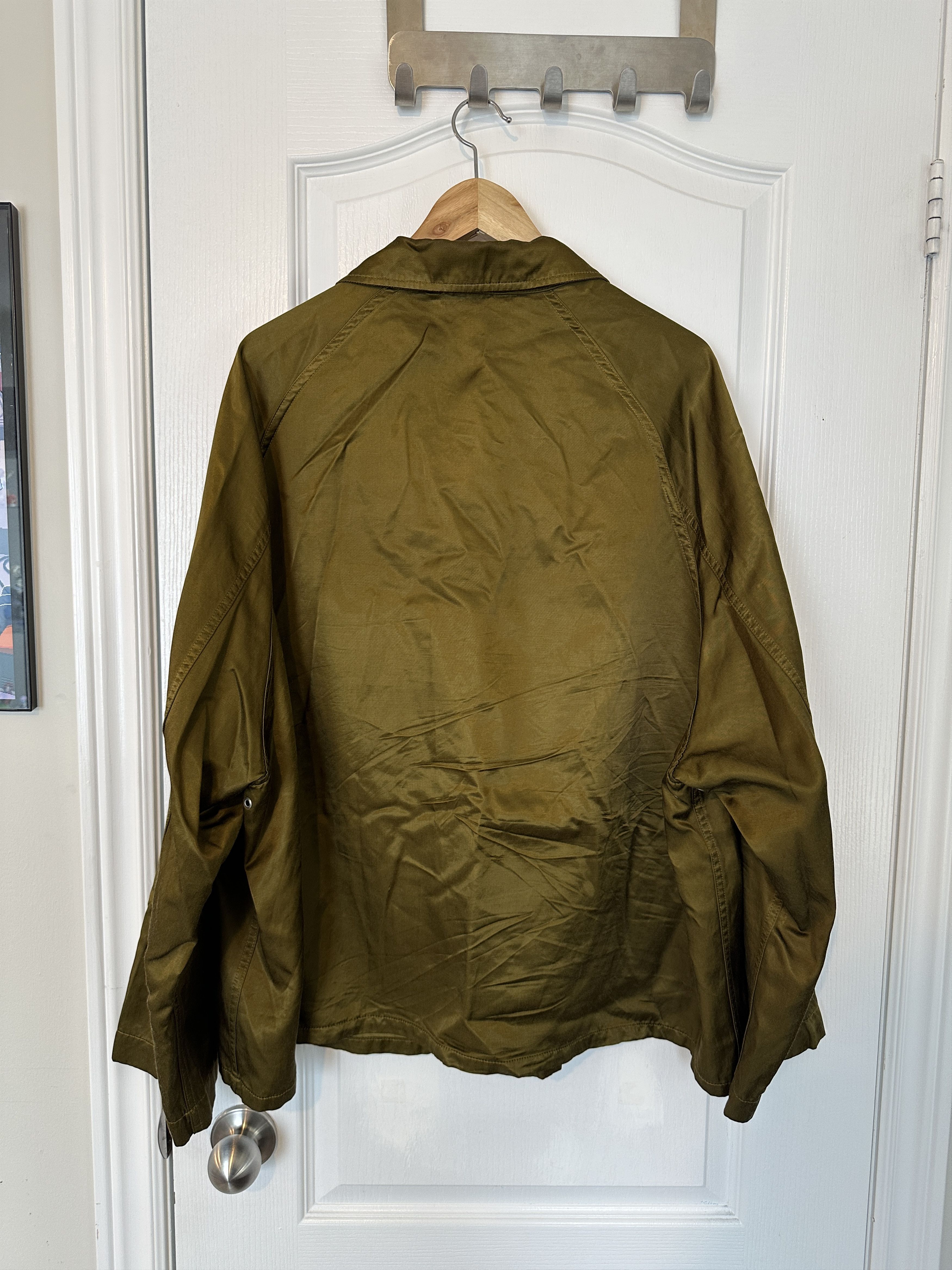 Sillage Oversized Satin Military Jacket Size US XL / EU 56 / 4 - 2 Thumbnail