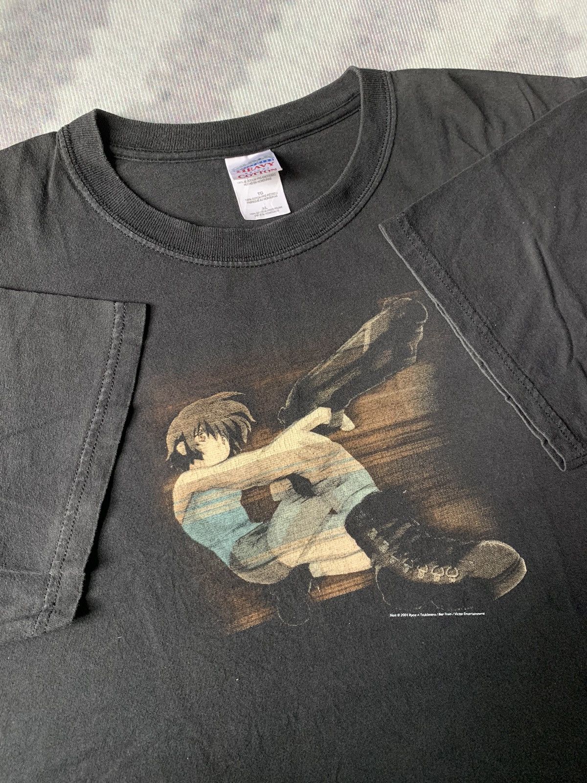 Anime Vintage vtg Noir 2001 Anime Tshirt Size US XL / EU 56 / 4 - 1 Thumbnail