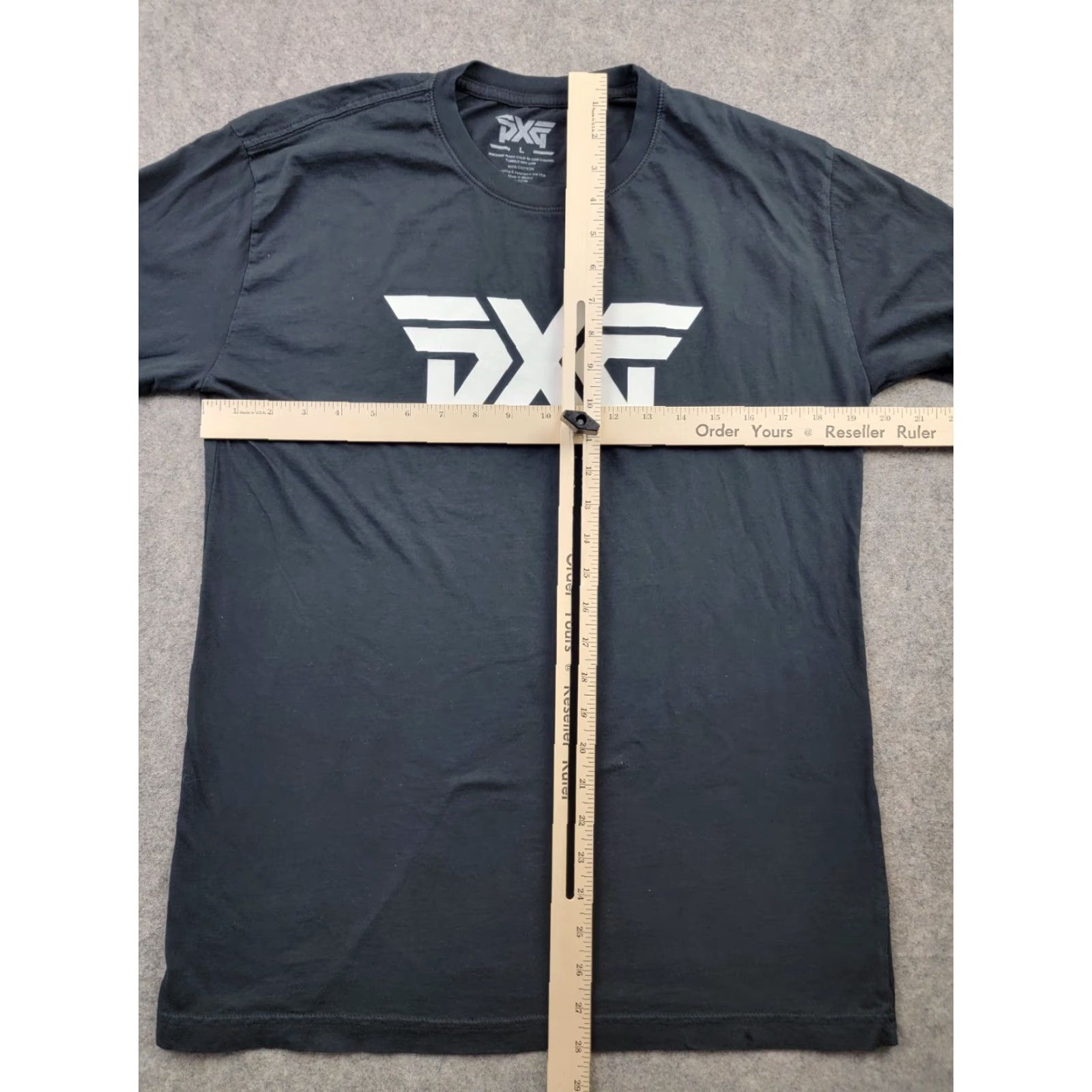 Logo 7 PXG Shirt Mens Large Black Long Sleeve Crew Neck Logo Sports Cotton Knit Tee Size US L / EU 52-54 / 3 - 7 Thumbnail