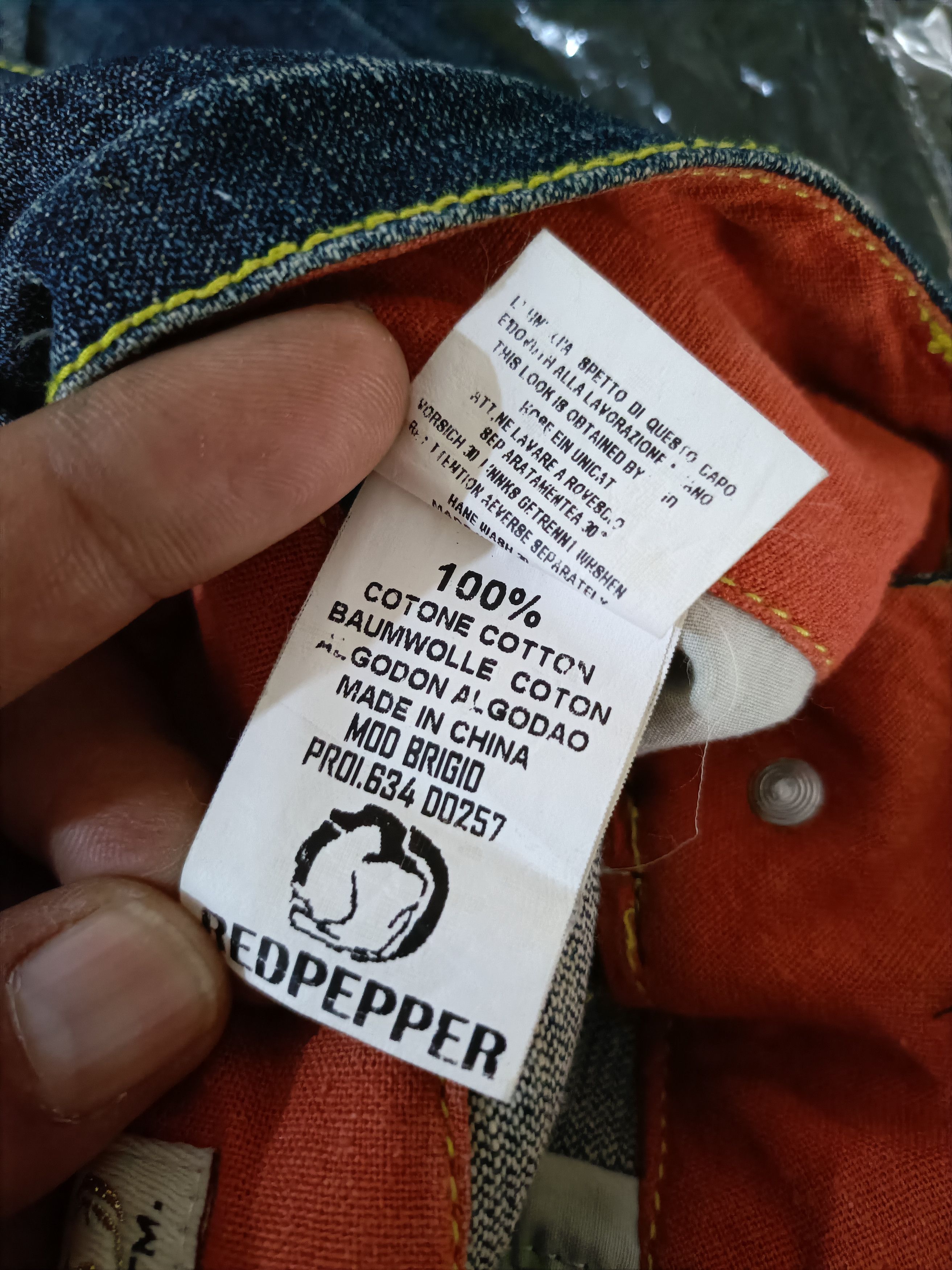 Japanese Brand Vintage red pepper Jenna low rise flare jeans Size 24" / US 00 / IT 34 - 8 Thumbnail
