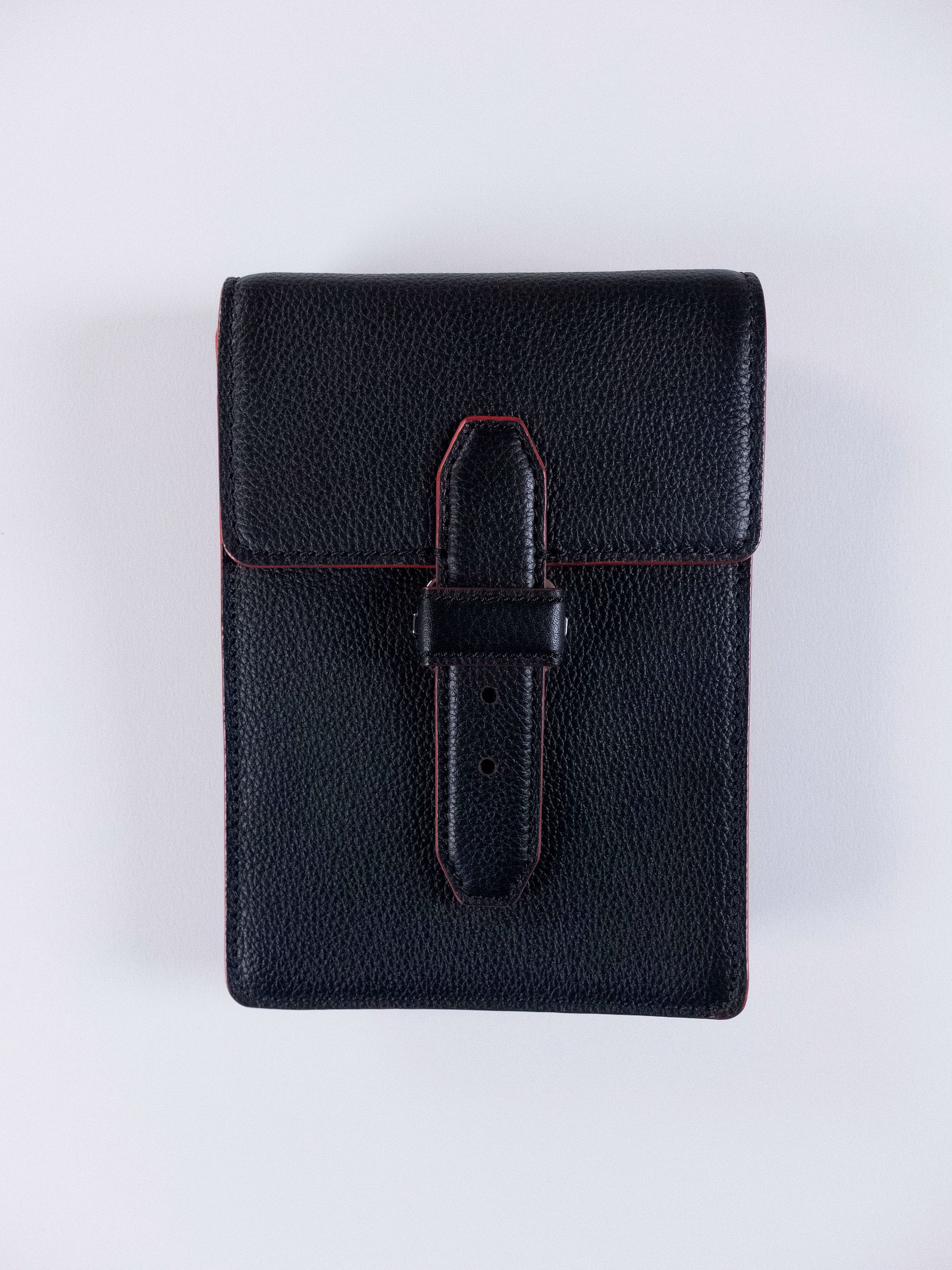 Brioni BRIONI brown small crossbody bag authentic with red trims Size ONE SIZE - 3 Thumbnail