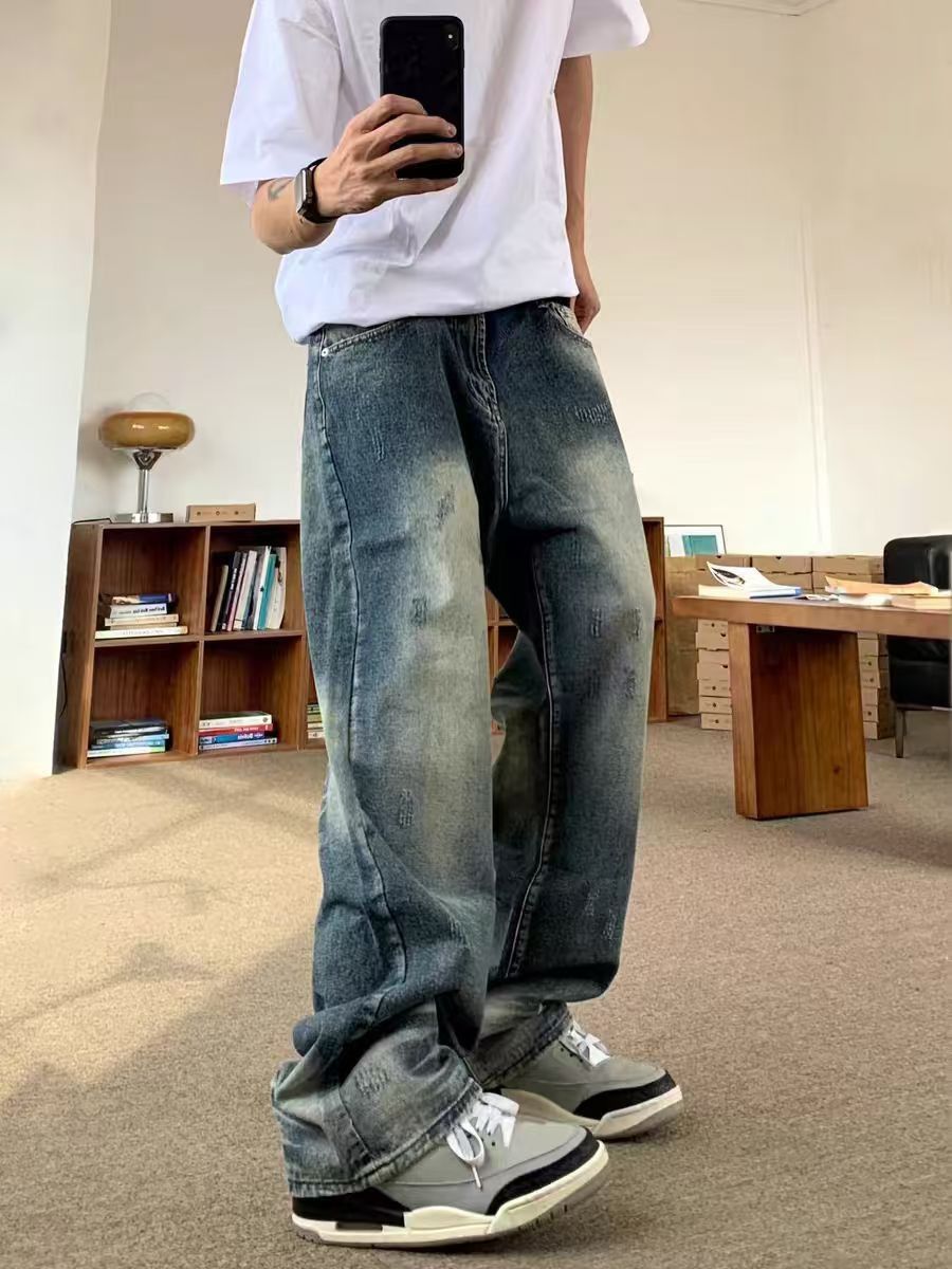 Japanese Brand × Jean Vintage washed straight leg casual jeans Size US 30 / EU 46 - 3 Thumbnail