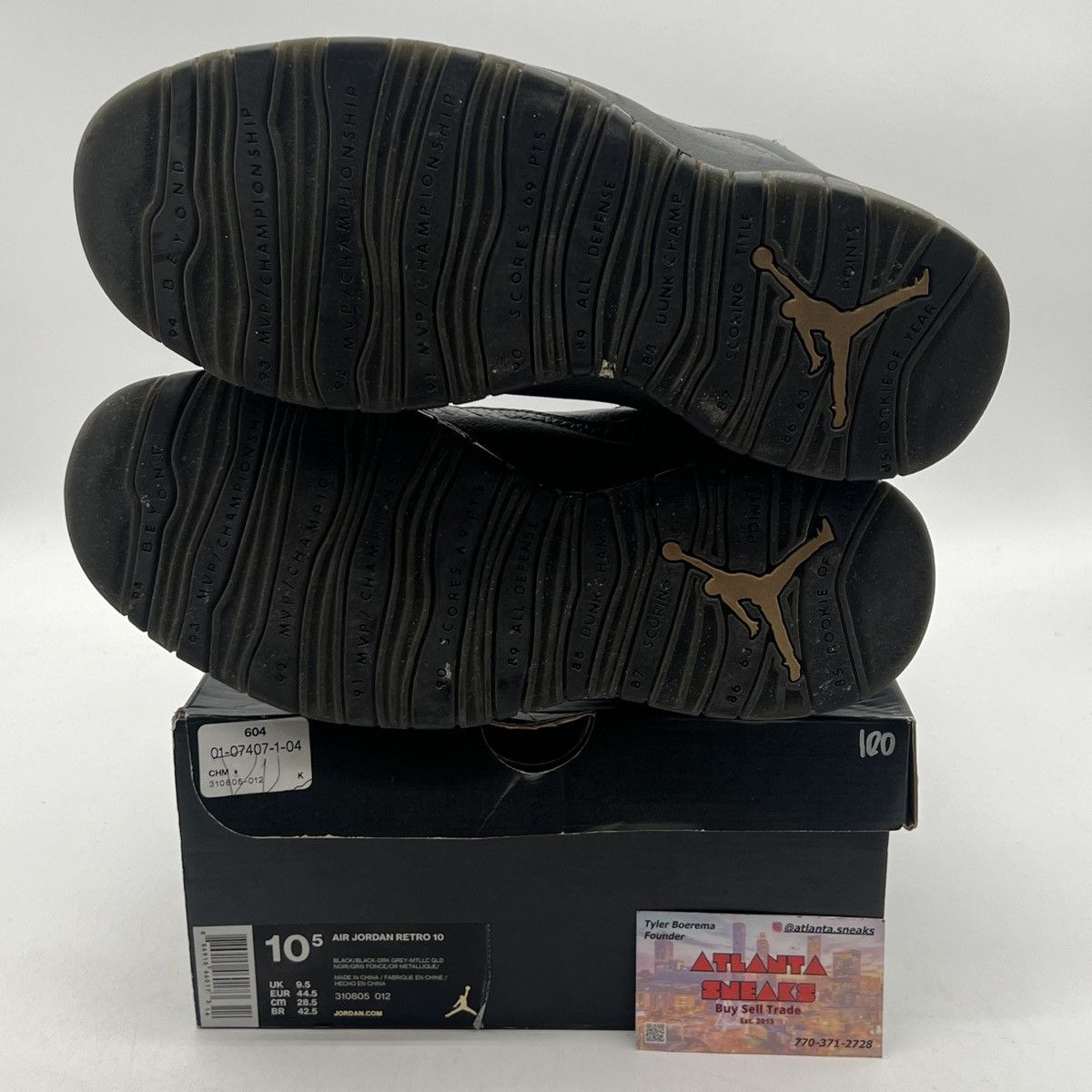 Jordan Brand Air Jordan 10 NYC Size US 10.5 / EU 43-44 - 8 Thumbnail
