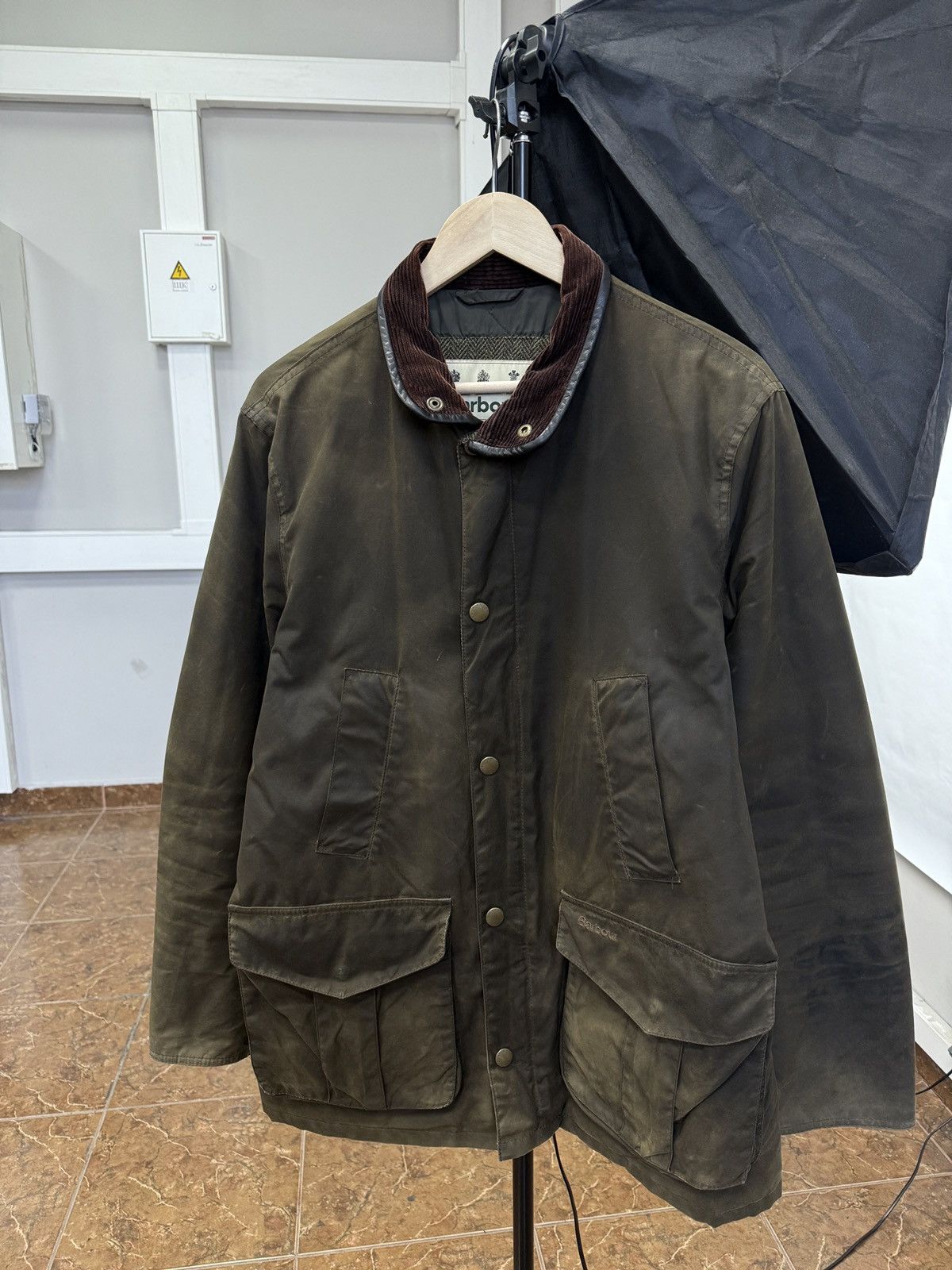Barbour × Noah 🇬🇧 Barbour Hereford Wax Jacket Rare Retro Size US M / EU 48-50 / 2 - 1 Thumbnail