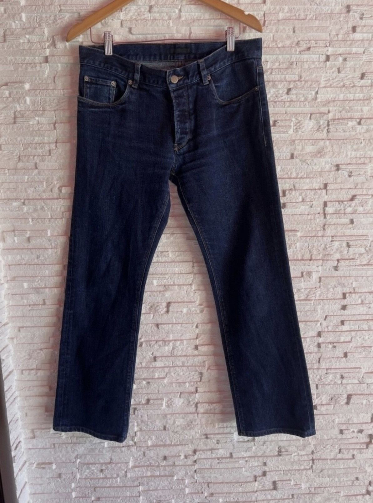 Prada Prada Straight Leg Jeans Size 32 | Dark Wash Size US 32 / EU 48 - 2 Thumbnail