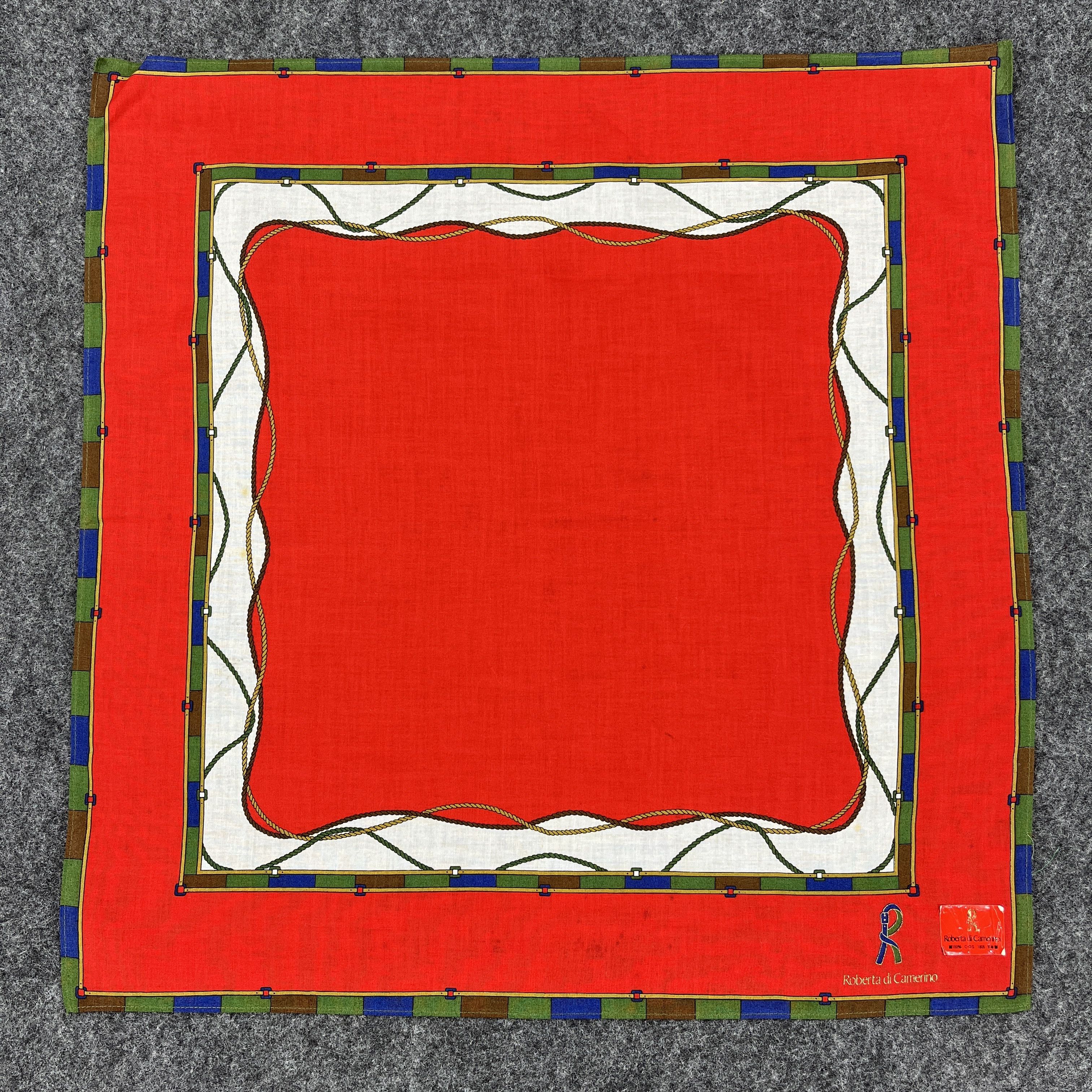 Vintage Roberta Di Camerino Handkerchief / Bandana B332 Size ONE SIZE - 2 Thumbnail