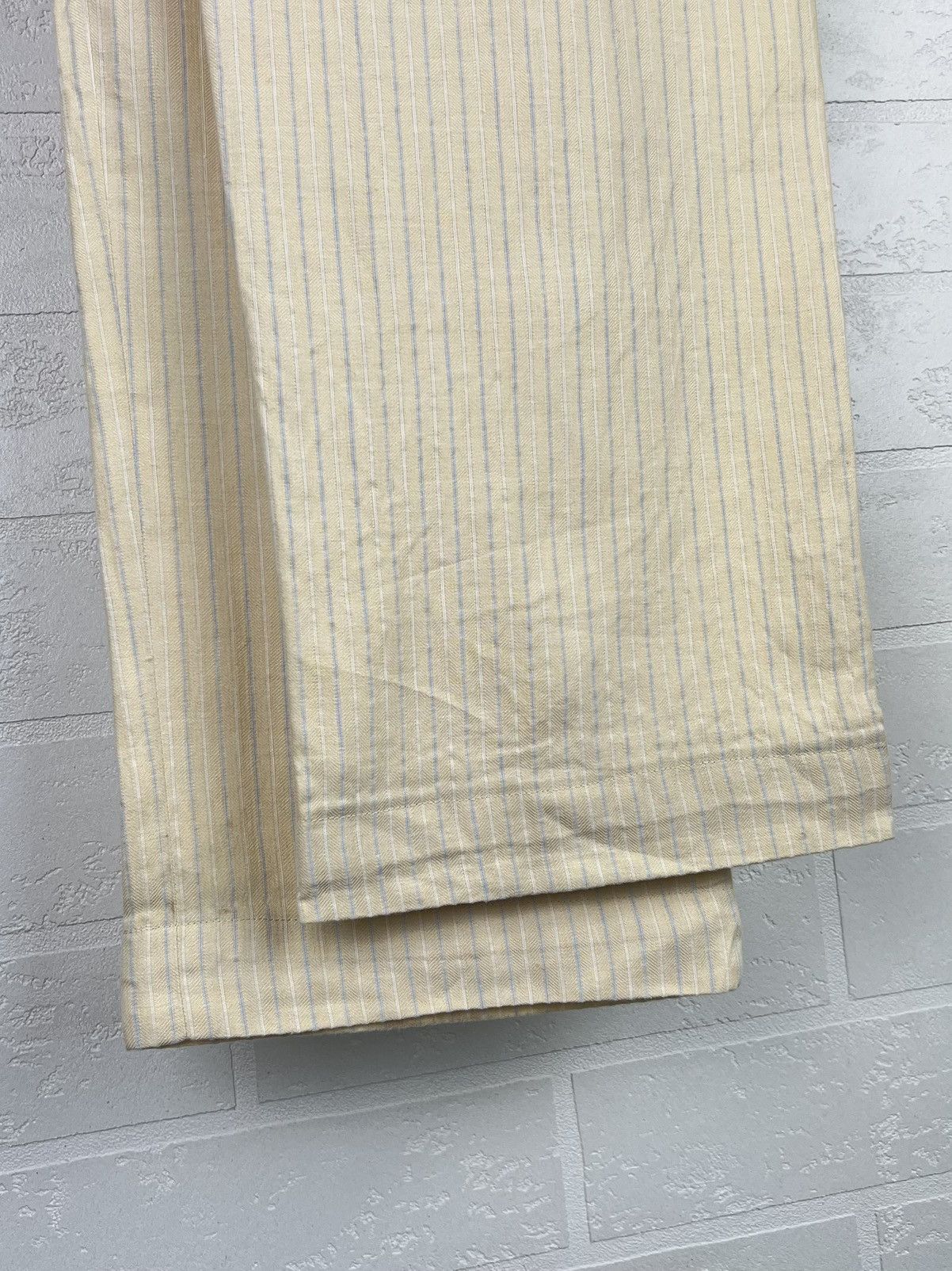 Loro Piana LORO PIANA Pants Chino Trousers Striped Lino Cotton Men's Size US 40 / EU 56 - 18 Thumbnail