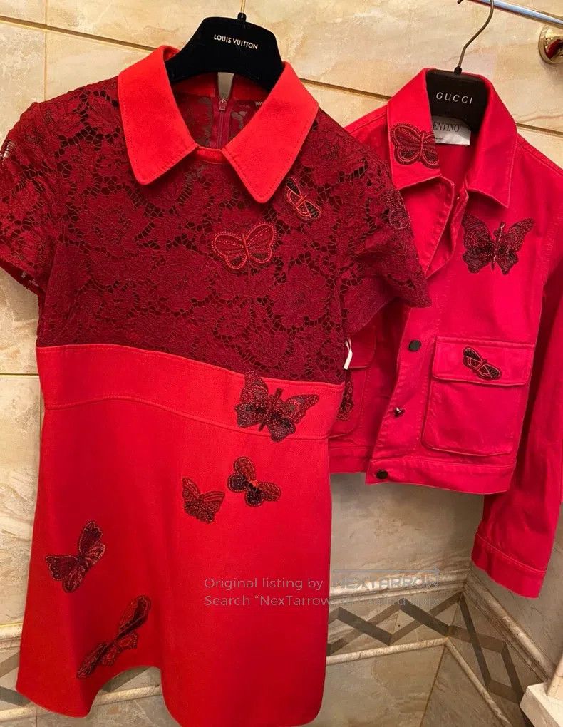 Valentino Valentino Embroidered beaded butterfly coat Size M / US 6-8 / IT 42-44 - 7 Thumbnail