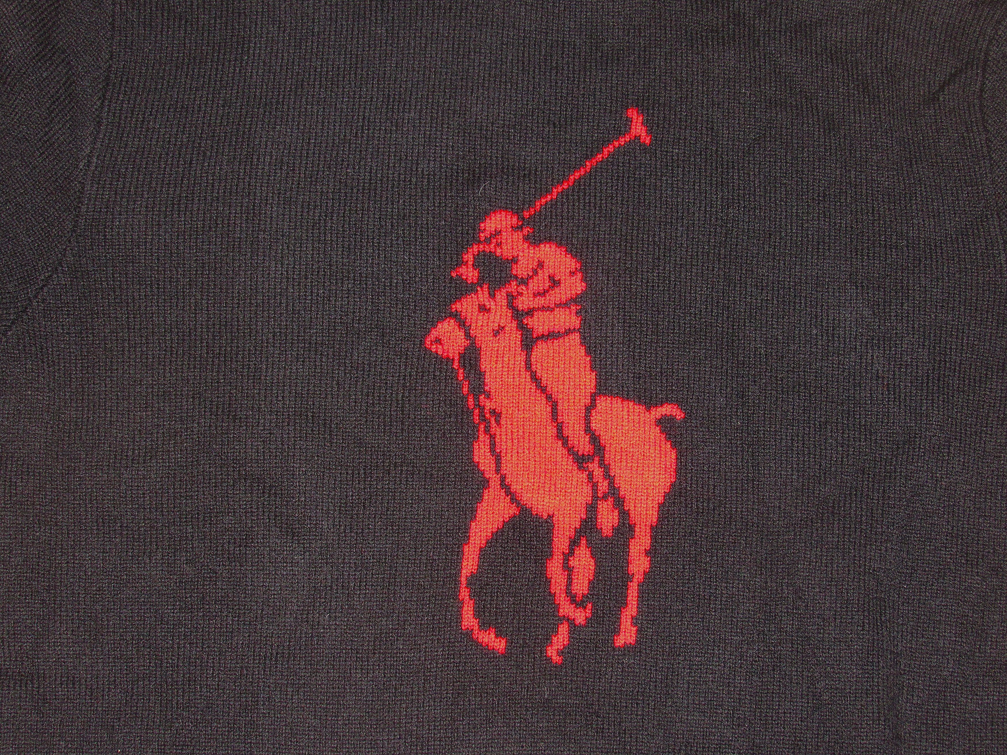 Polo Ralph Lauren Polo Ralph Lauren Men's Wool Intarsia Pony Sweater Size US L / EU 52-54 / 3 - 2 Thumbnail