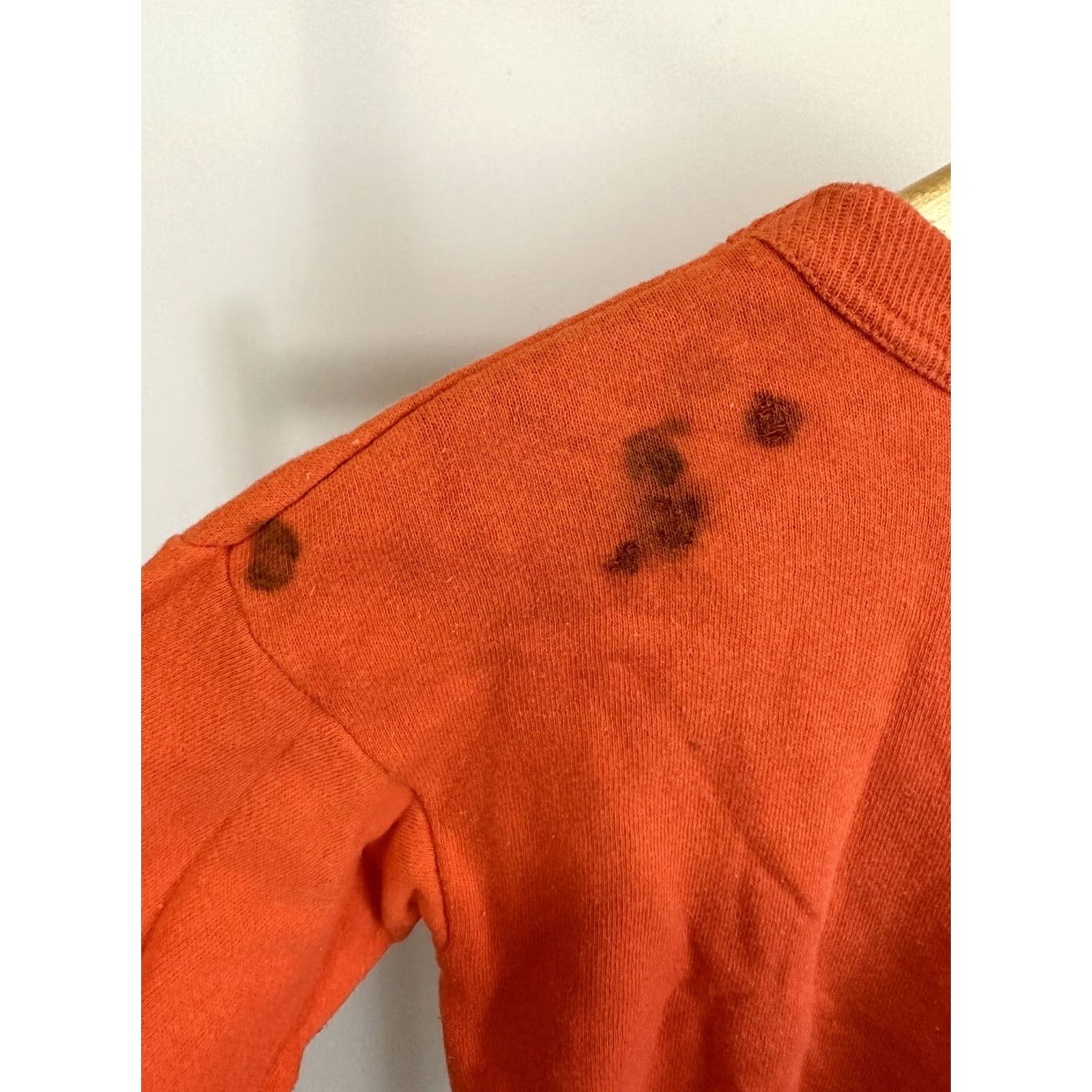 Vintage VTG 60s Mickey Mouse RARE Orange Crewneck Sweatshirt Size M Men Pullover Sweatshirt Orange Mickey Mouse 60s VTG RARE Rotary? Size US M / EU 48-50 / 2 - 4 Thumbnail