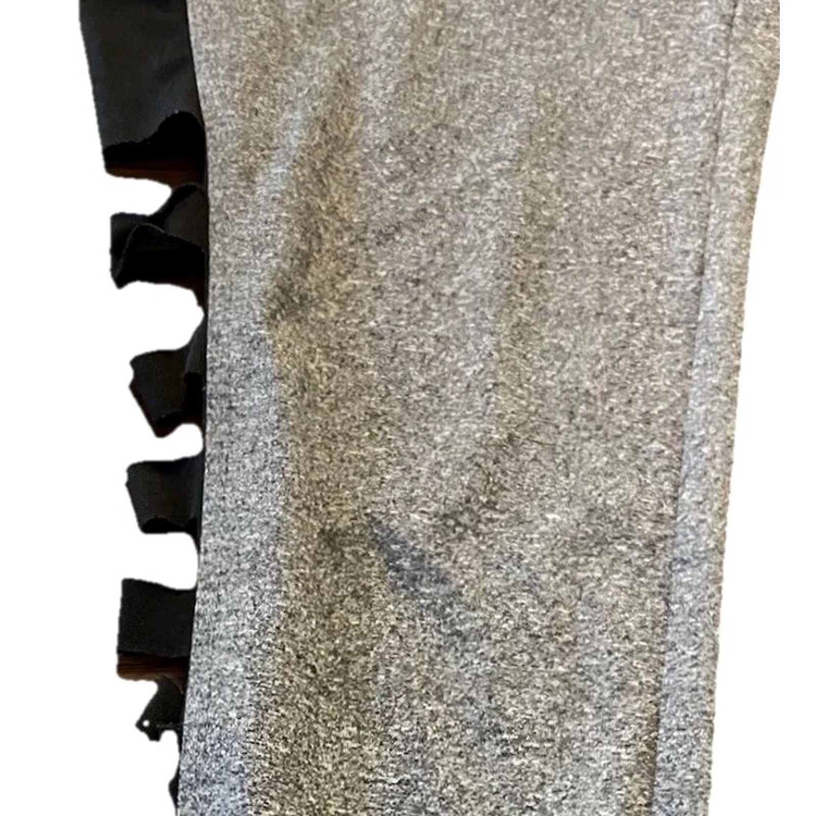 Vintage Victoria's Secret PINK Leggings Womens L Gray Cut Out Se... Size 36" / US 14 / IT 50 - 2 Thumbnail