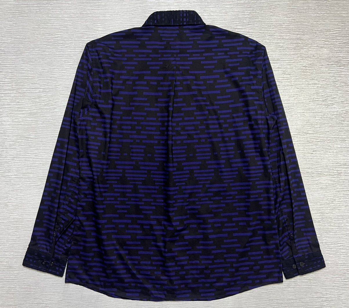Issey Miyake Issey Miyake Men - Geometric Pattern Longsleeve Shirt Size US L / EU 52-54 / 3 - 2 Thumbnail