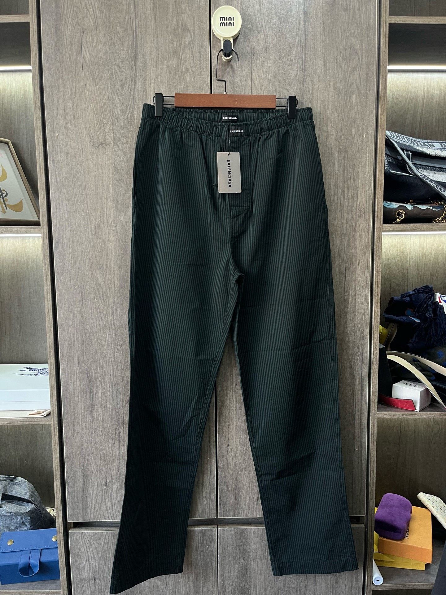 Balenciaga Balenciaga Striped Cargo Pants Size US 30 / EU 46 - 1 Thumbnail