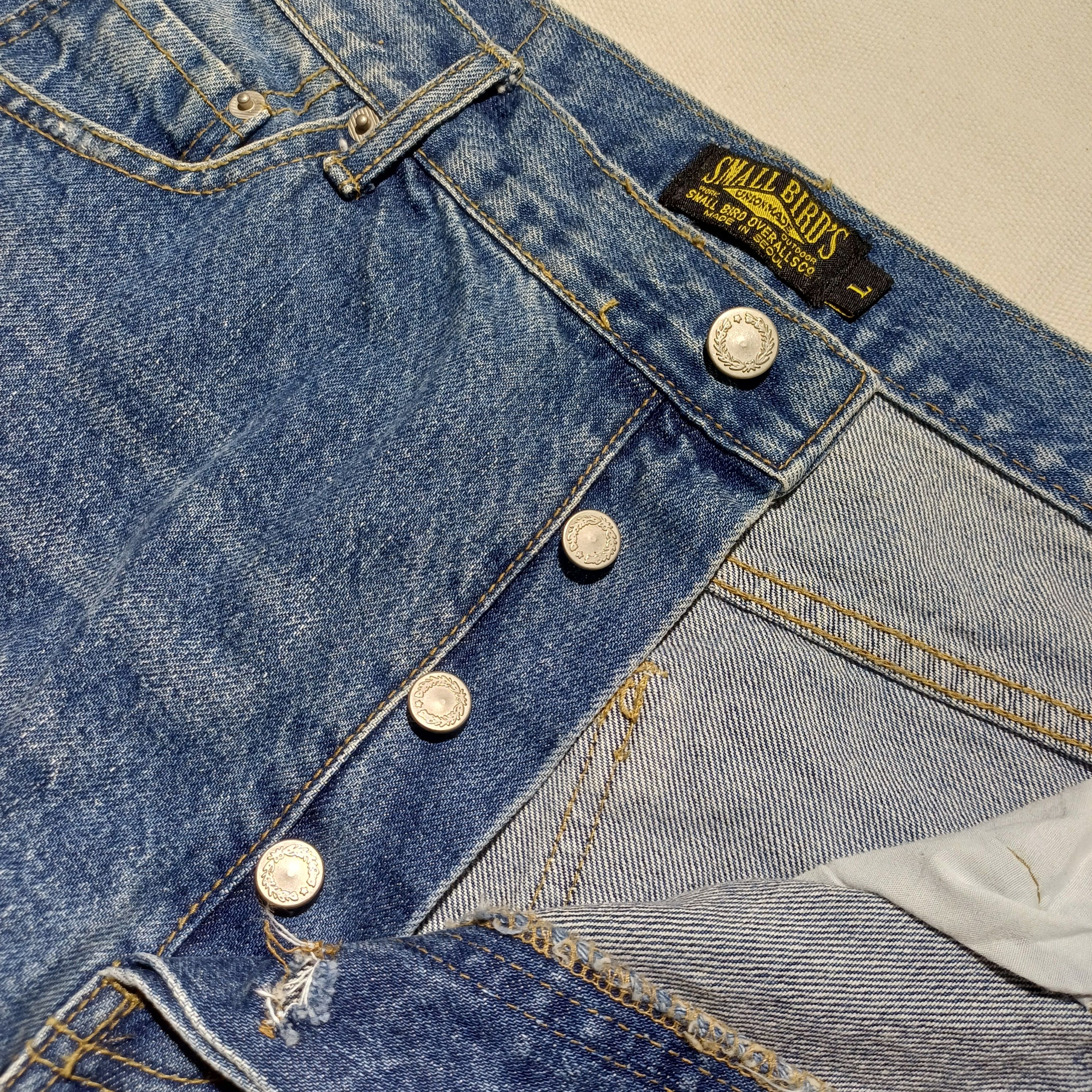 Other Ripped Slim Jeans Small Birds Korea Size US 33 - 3 Thumbnail