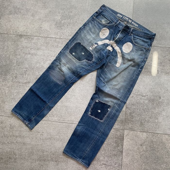 Bape A Bathing Ape BAPE Sad Baby Milo 1999 Type-02 Denim Jeans