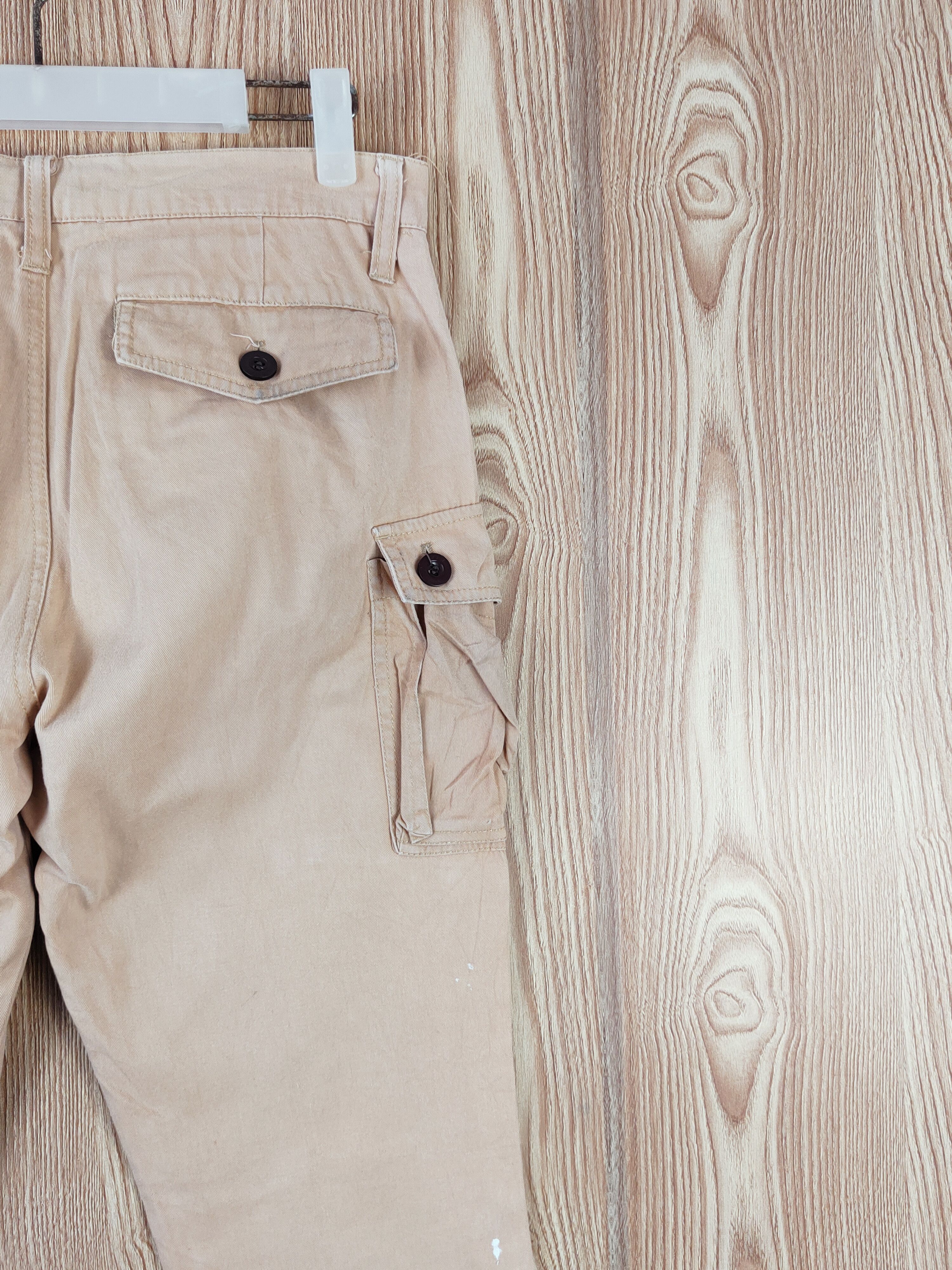 Japanese Brand Roshell Light Orange Multipocket Tactical Cargo Pants #W720 Size US 30 / EU 46 - 10 Thumbnail