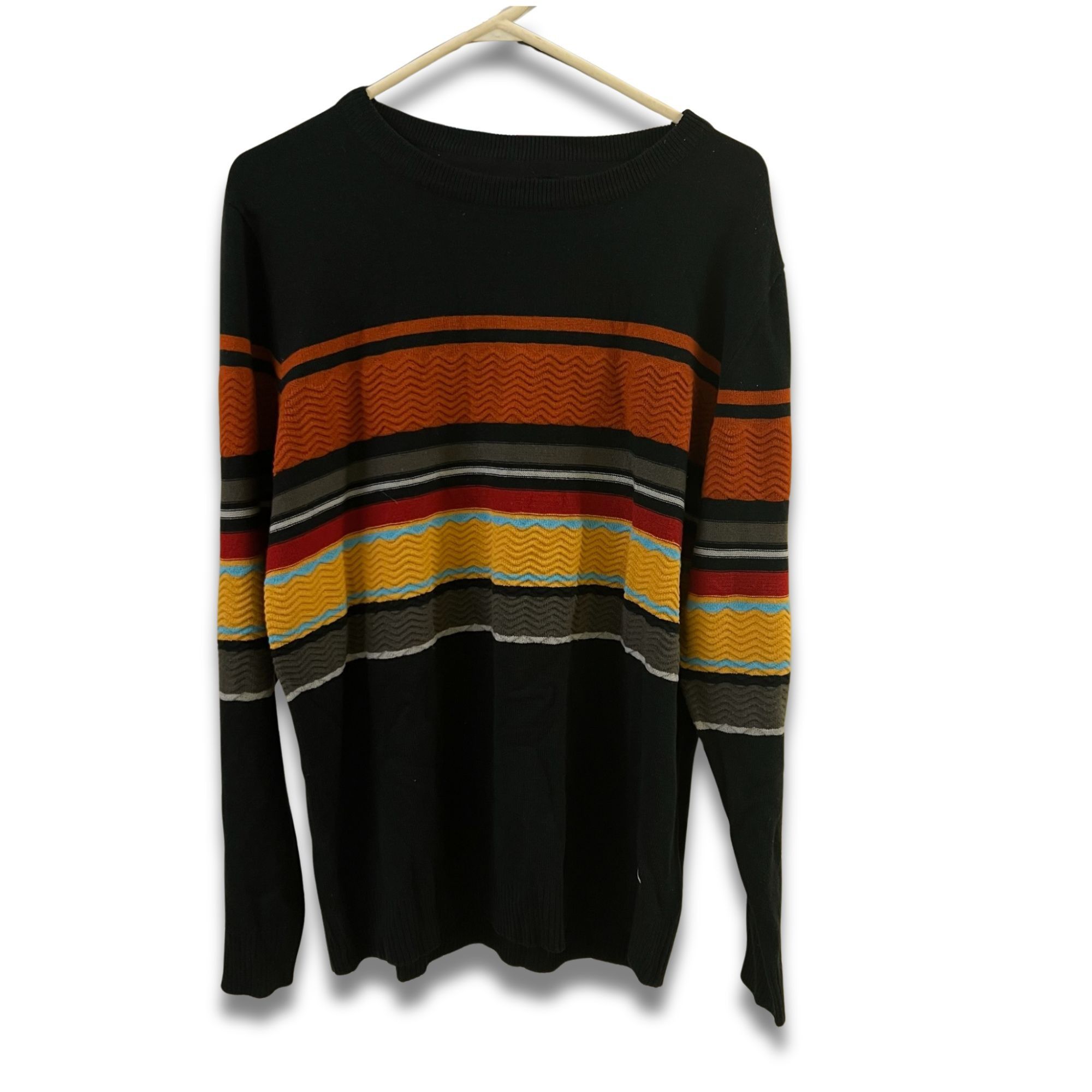 Soulstar Soul Star England XL Striped Crew Neck Sweater Multicolor Bl Size US XL / EU 56 / 4 - 2 Thumbnail