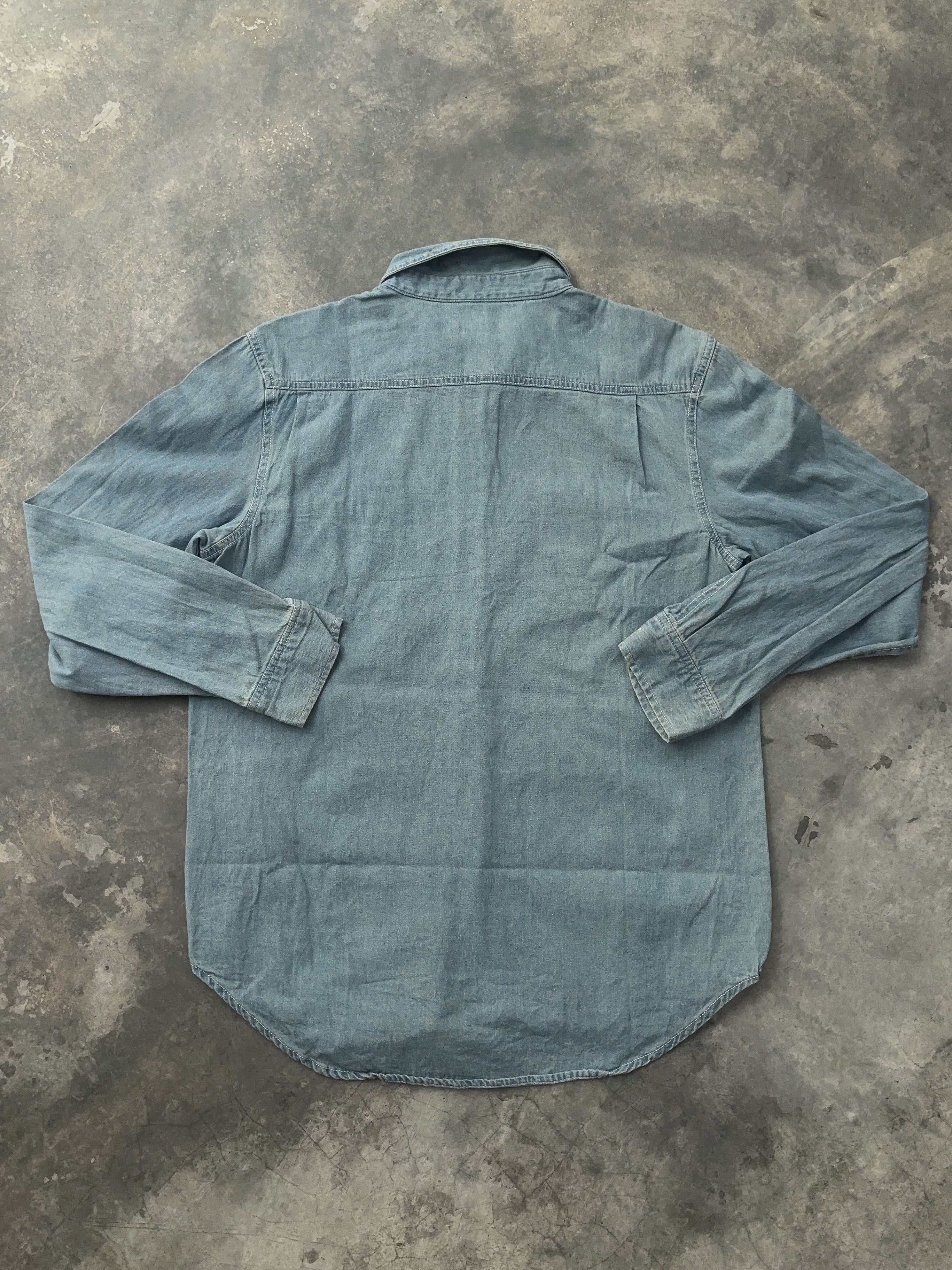 Other Northern Truck American Denim Vintage Blue Button Up Shirt Size US M / EU 48-50 / 2 - 9 Thumbnail