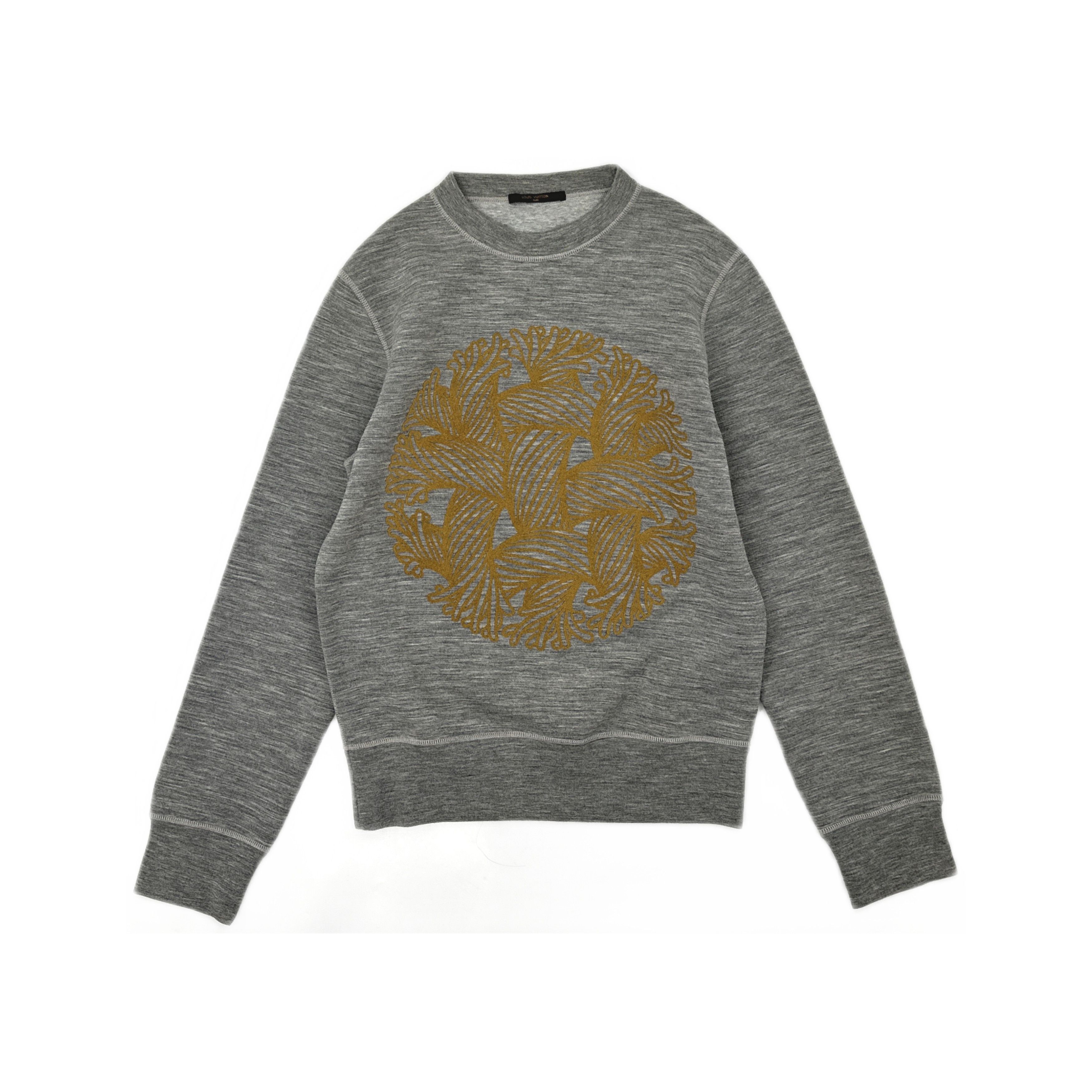 Louis Vuitton Louis Vuitton Graphic Print Sweatshirt Size L Size US L / EU 52-54 / 3 - 1 Thumbnail