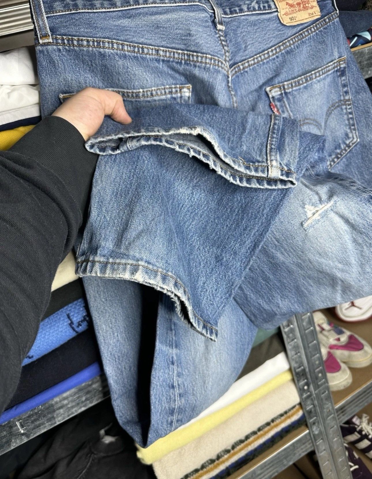 Levi's 36/34 Levi’s Rarest Vintage Y2K Punk Denim Jeans Pants Size US 36 / EU 52 - 5 Thumbnail