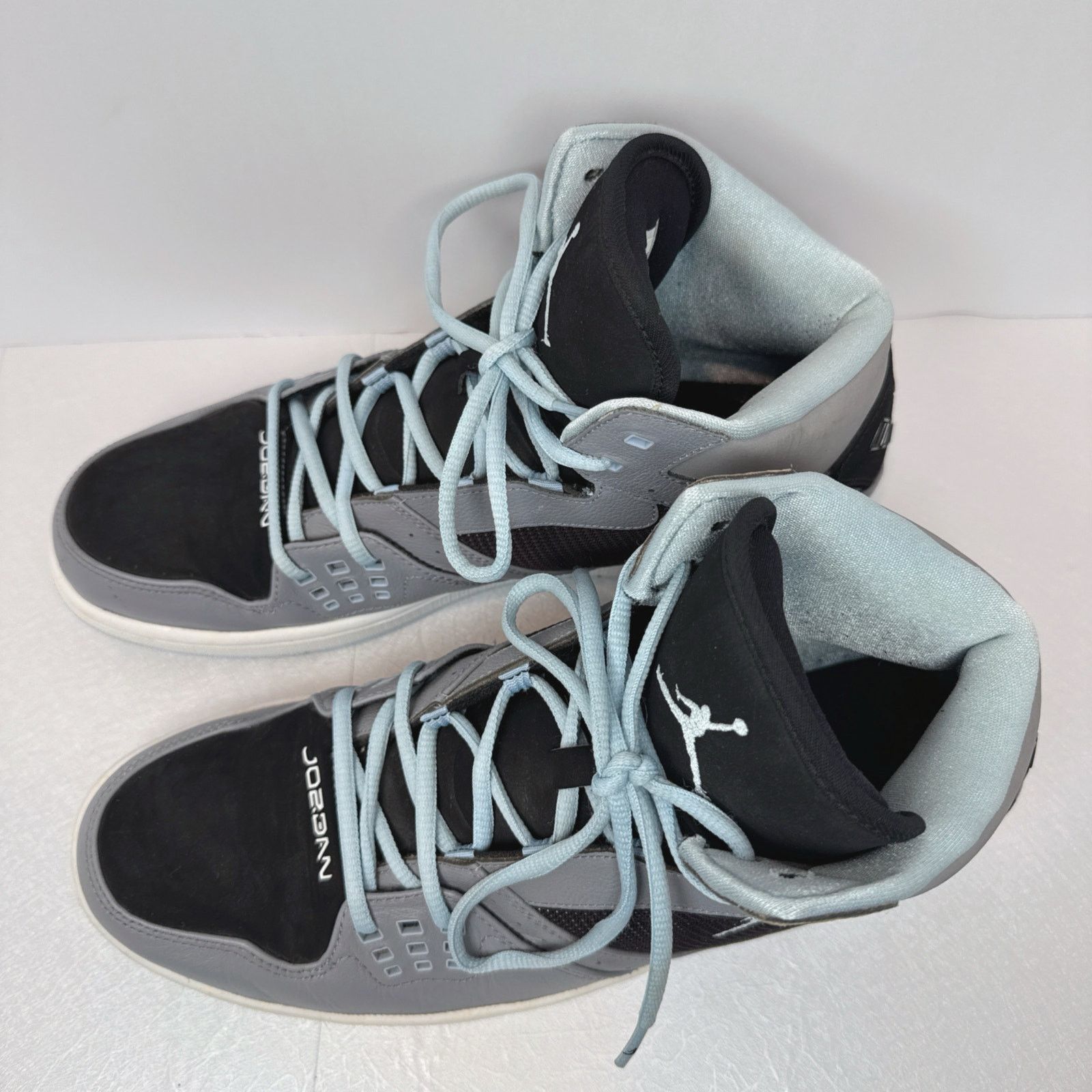 Nike Jordan 1 Flight 'Grey Black' (Style: 372704-035) | 12 Size US 12 / EU 45 - 2 Thumbnail