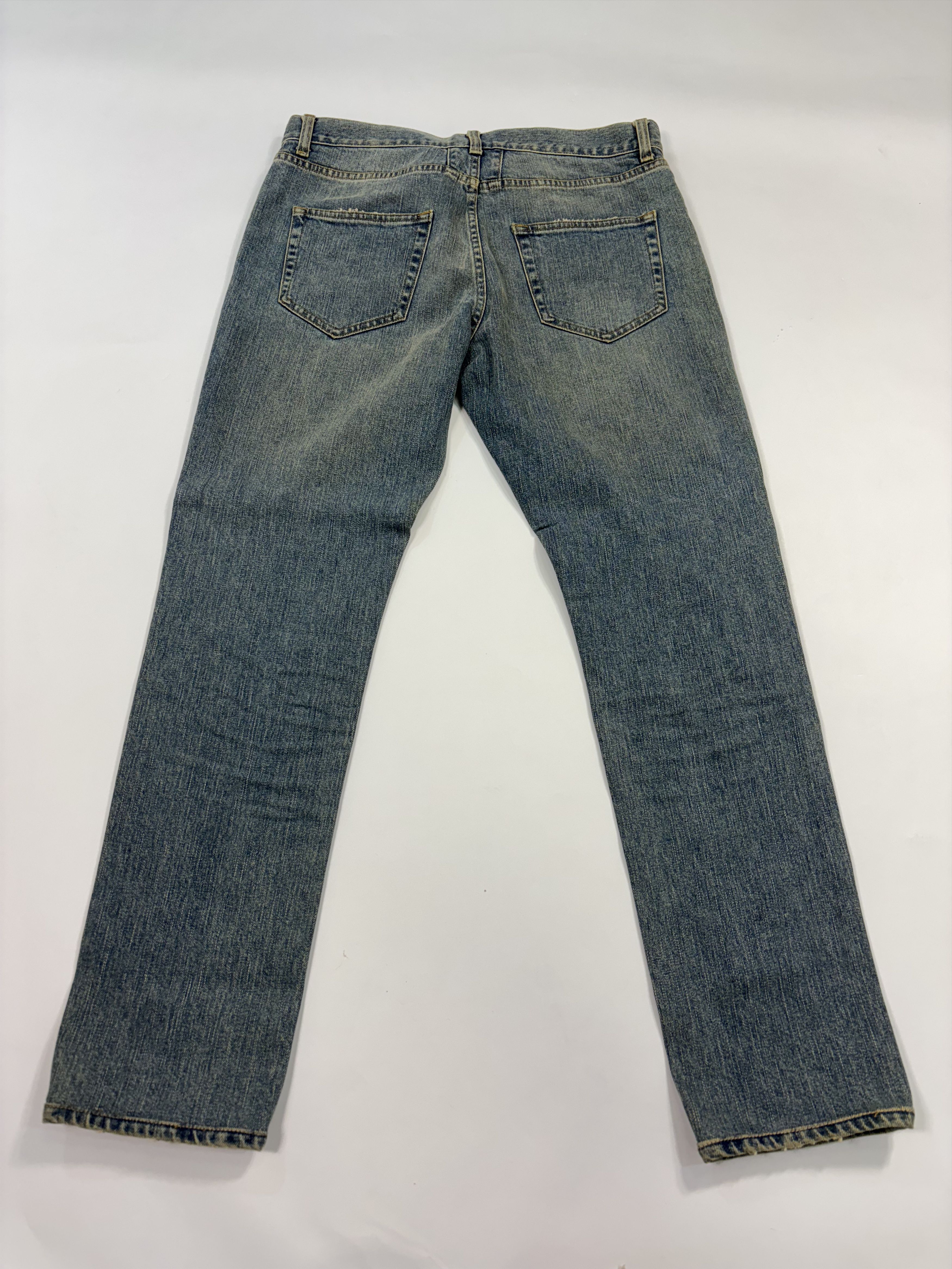 Saint Laurent Paris Saint Laurent Distressed Blue Jeans Size US 32 / EU 48 - 4 Thumbnail