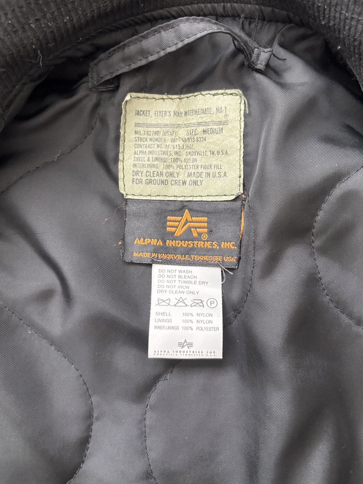Alpha Industries Vintage 80s Alpha Industries Ground Crew Bomber Size US M / EU 48-50 / 2 - 3 Thumbnail
