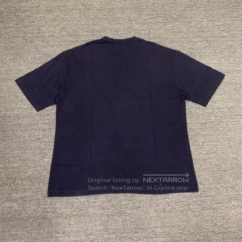 Balenciaga Balenciaga Navy Blue Wheat Pattern Short Sleeve Size US M / EU 48-50 / 2 - 2 Thumbnail