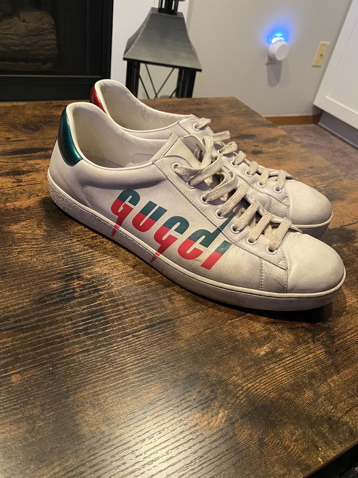 Gucci Gucci Blade Ace Leather Sneakers Grailed