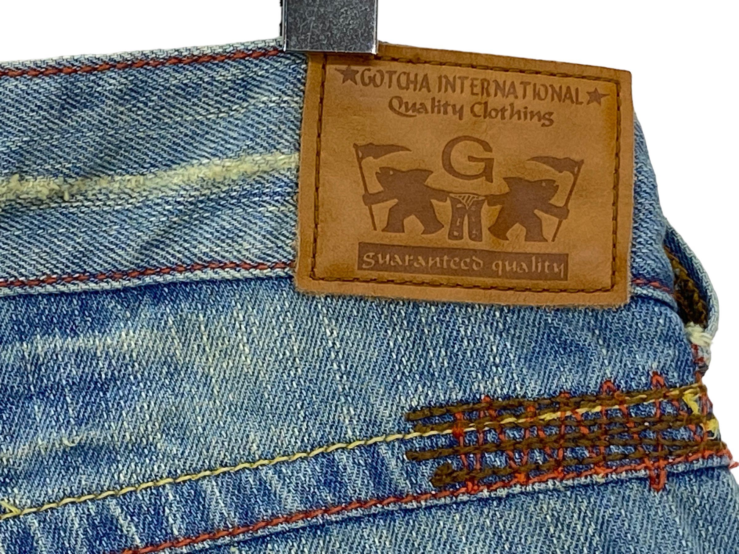 Gotcha × Japanese Brand Gotcha Jeans Gotcha Hip Hop Surf Pants Size US 32 / EU 48 - 9 Thumbnail