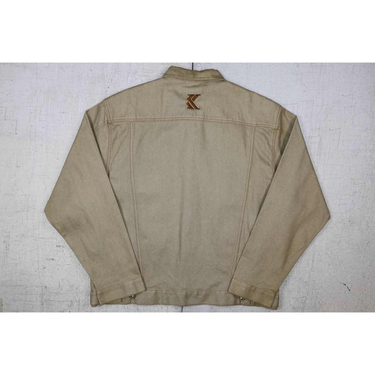 Vintage Kani Jeans Denim Jean Jacket Men’s Size XL Khaki Beige Size US XL / EU 56 / 4 - 10 Thumbnail