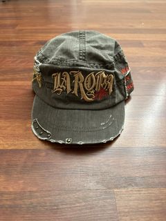 LaRopa L.A. Dodgers Royal Blue Kissing Lips Trucker Hat worn by