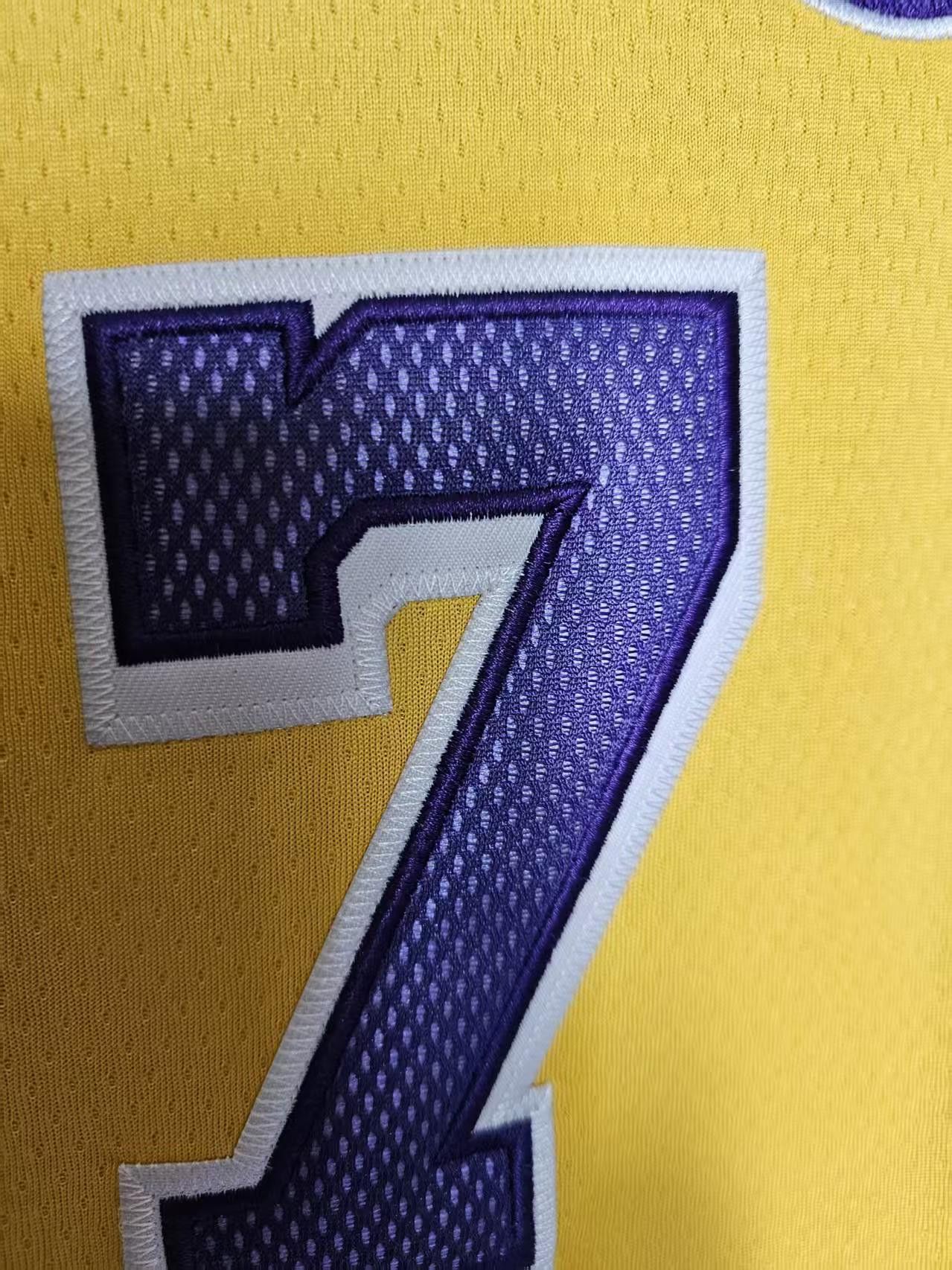 NBA Lakers #77 Luka Dončić Jersey Double Stitched Size US M / EU 48-50 / 2 - 5 Thumbnail