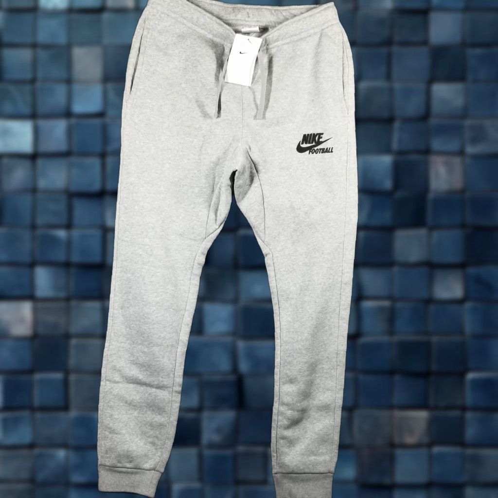 Nike VINTAGE Nike Sportswear Club Fleece Joggers Small Football Swoosh Gray Sweatpants Size US 29 - 1 Thumbnail