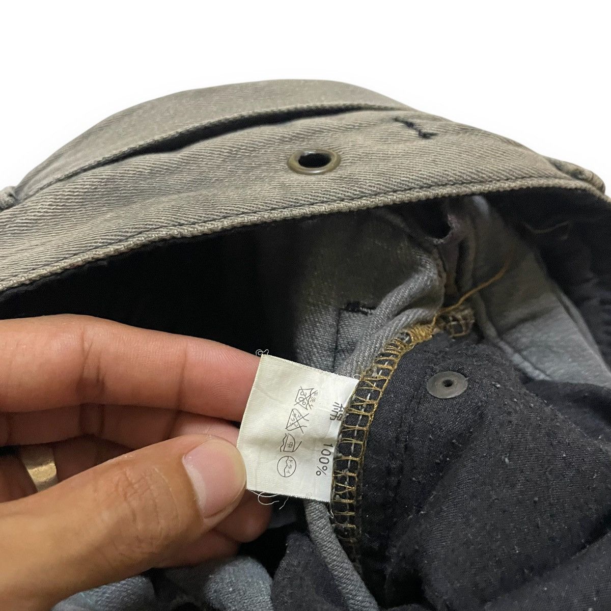 If Six Was Nine × Japanese Brand ORIGINAL LOOSE BIRTHBREATH BLACK SMOKE & WHITE BEACH (32×41) Size US 32 / EU 48 - 8 Thumbnail