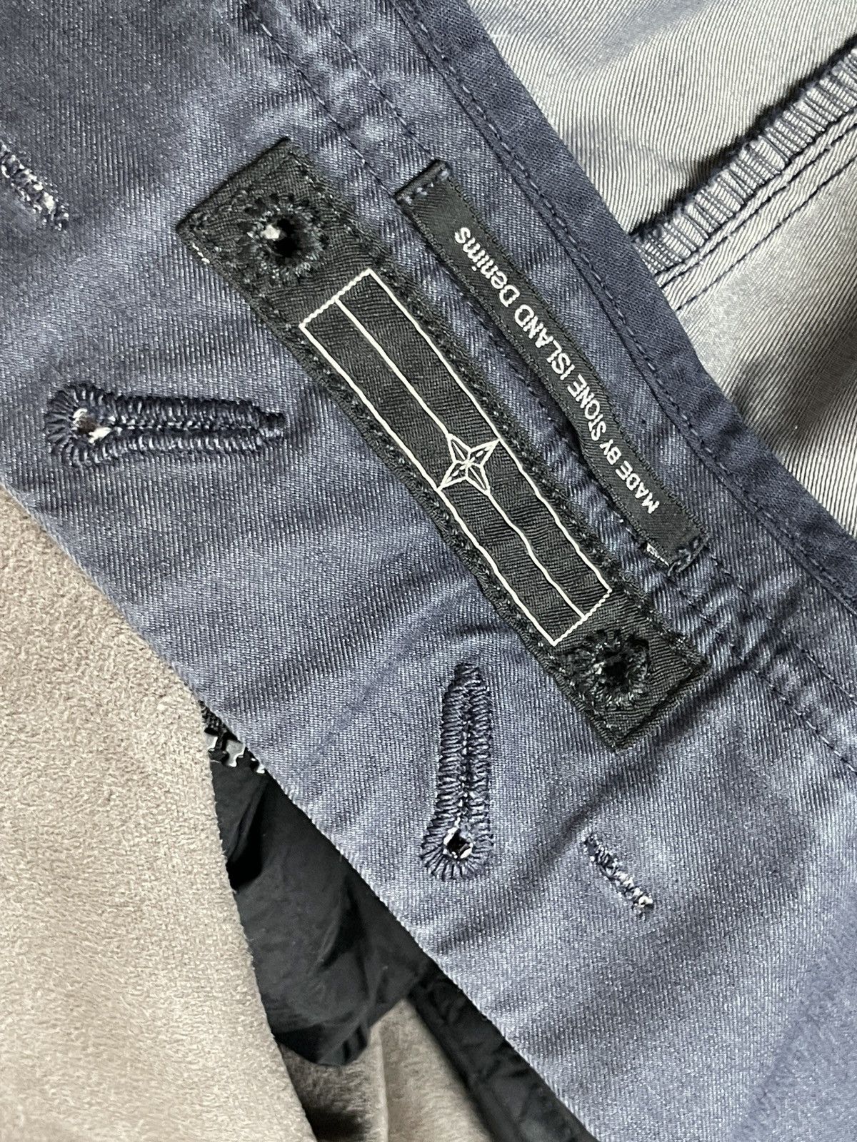 Stone Island vintage Stone Island Denims Chino Shorts Navy Size US 33 - 15 Thumbnail