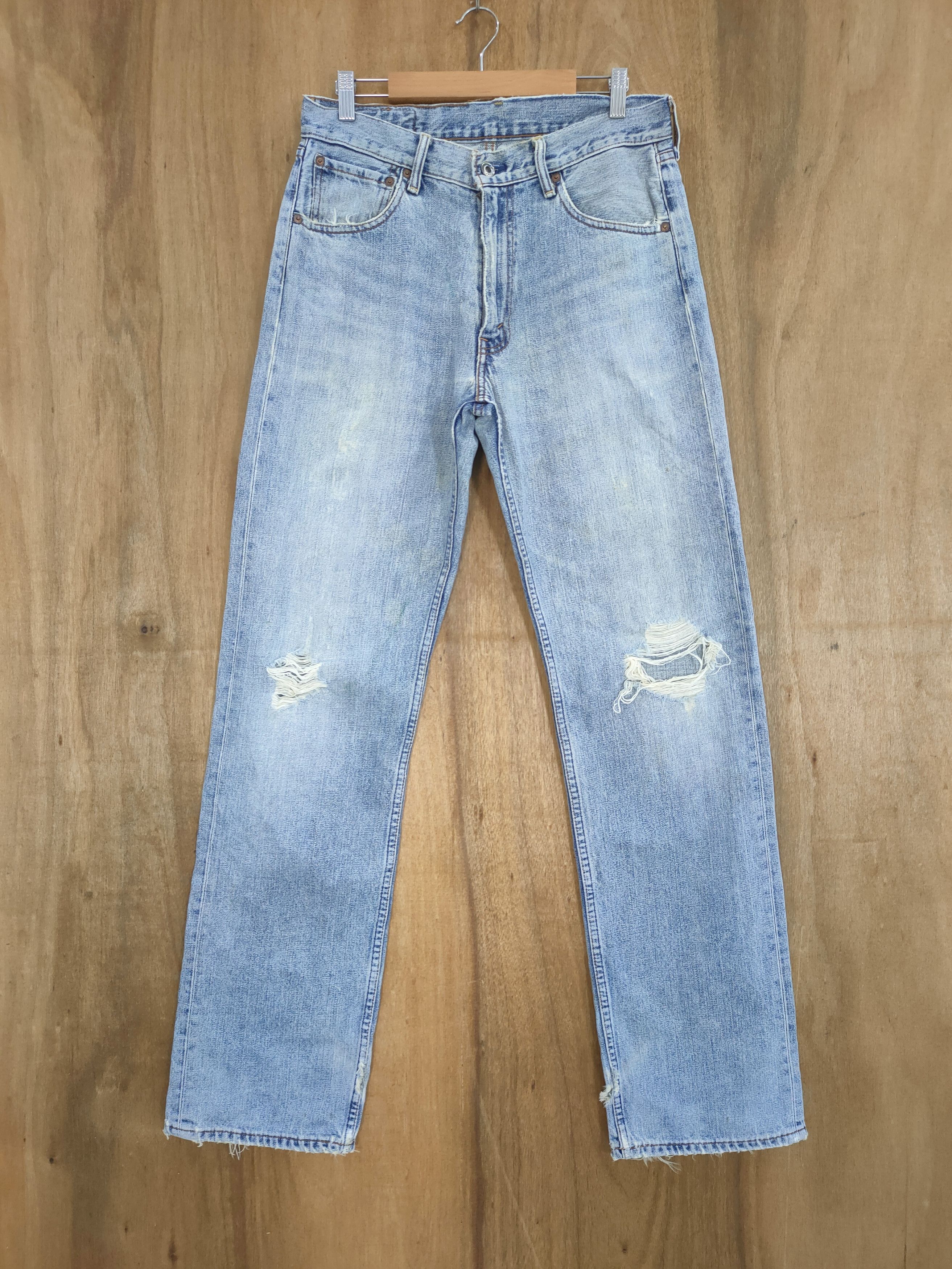 Levi's Vintage Clothing 31×34 💥 VINTAGE LEVI'S DISTRESSED JEANS PANTS Size US 31 - 1 Thumbnail