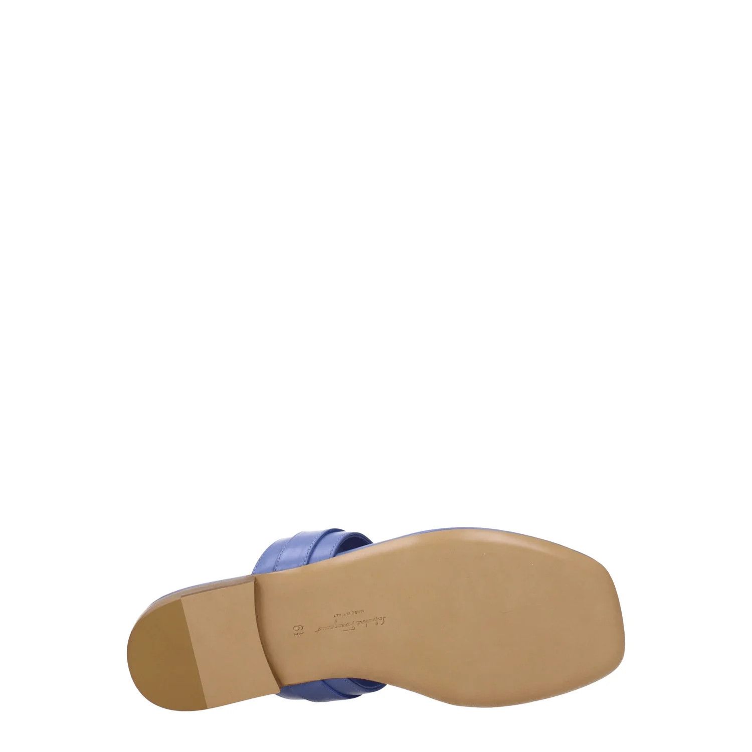 Salvatore Ferragamo ob1o1e1224 Leather Flip Flops in Violet Size US 6.5 / IT 36.5 - 5 Thumbnail