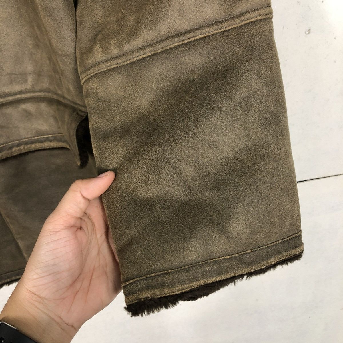 Japanese Brand 🔥VINTAGE GENUINE LEATHER JACKET MEN’S CLUB ISSEY MIYAKE Size US L / EU 52-54 / 3 - 17 Thumbnail