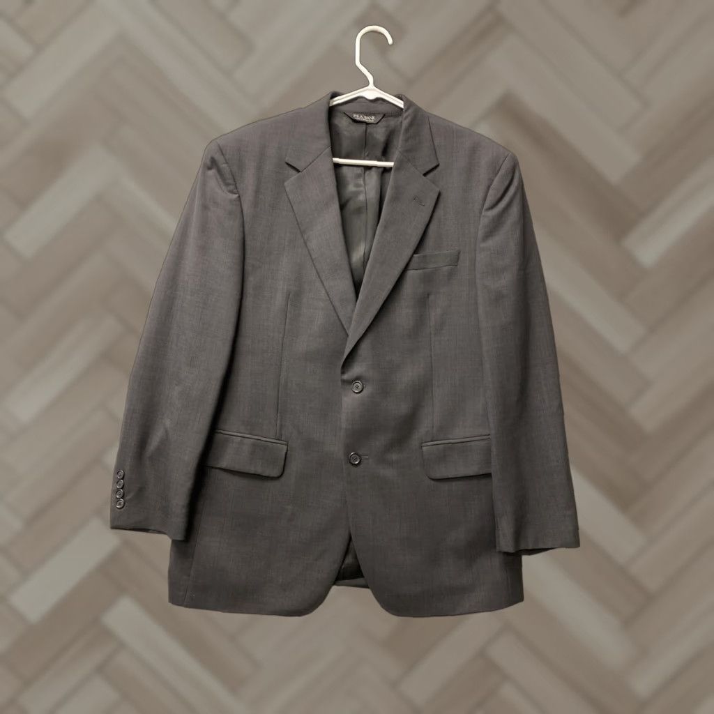 Jos. A. Bank JoS A Bank mens blazer sport coat 2btn gray Regular fit jacket sz 42R 76-67 Size 42R - 1 Thumbnail