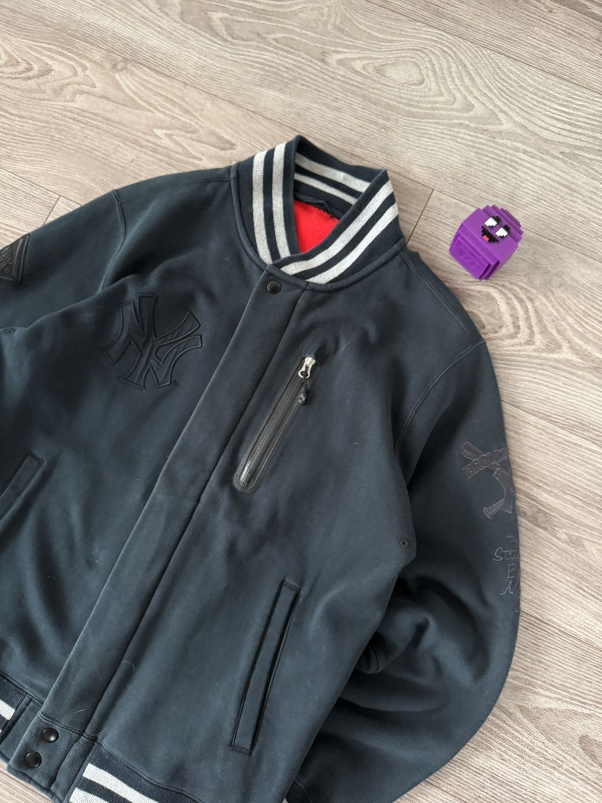 Nike Rare Nike x New York Yankees Embroidered Big Logo Bomber JKT Size US M / EU 48-50 / 2 - 4 Thumbnail