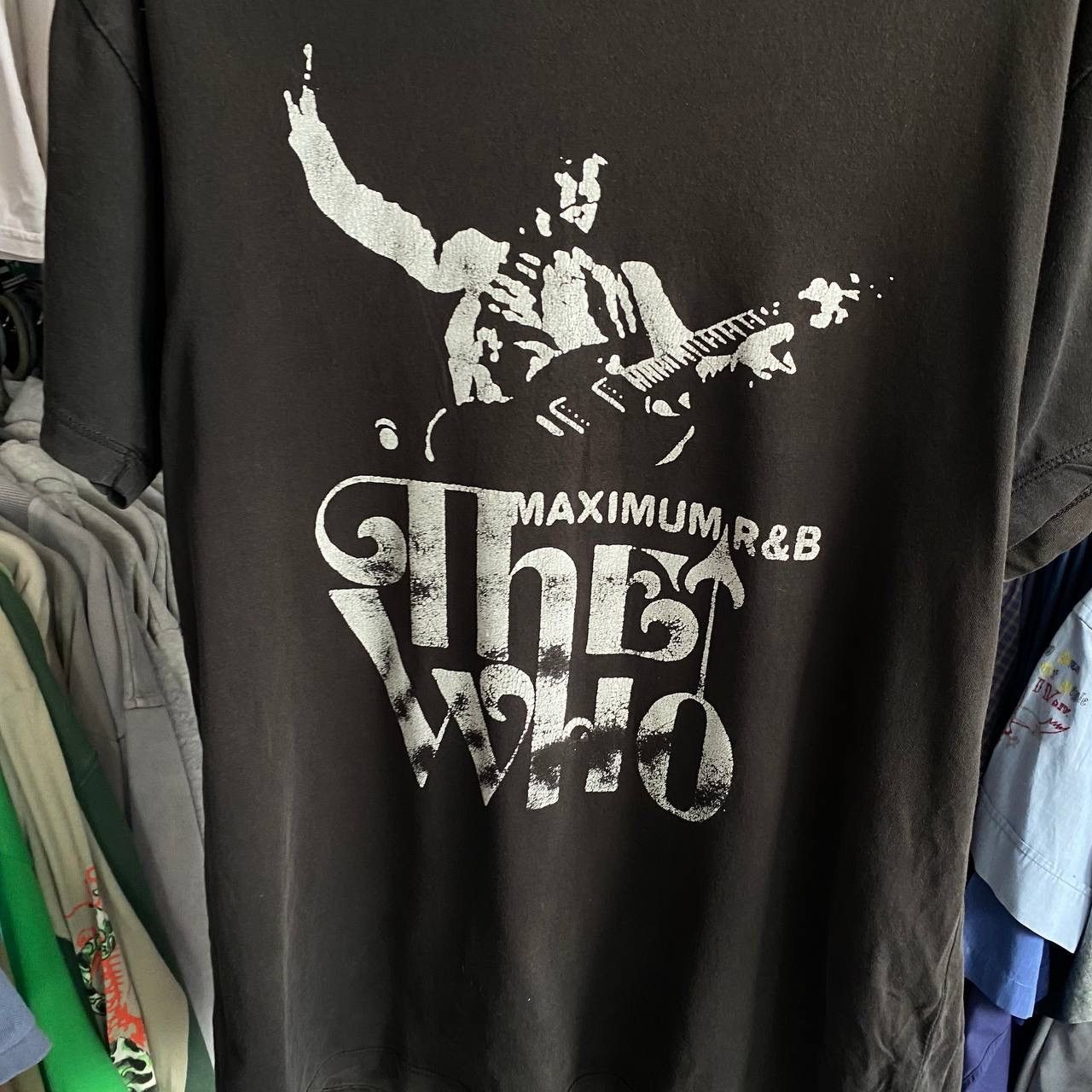 Band Tees × Vintage Vintage The Who maximum r&b 90’s rock band tee Size US L / EU 52-54 / 3 - 2 Thumbnail