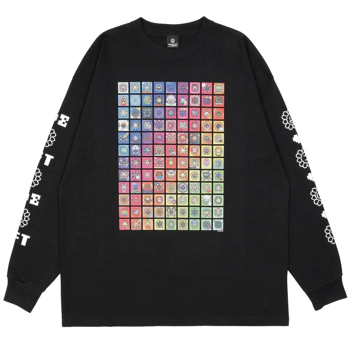 Takashi Murakami Takashi Murakami Bonno NFT flowers long sleeve Tshirt BLK Size US XL / EU 56 / 4 - 1 Thumbnail