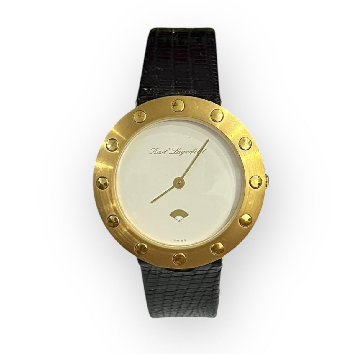 Karl Lagerfeld Vintage Rare 80s Karl Lagerfeld Swiss Made Watch Size ONE SIZE - 1 Thumbnail