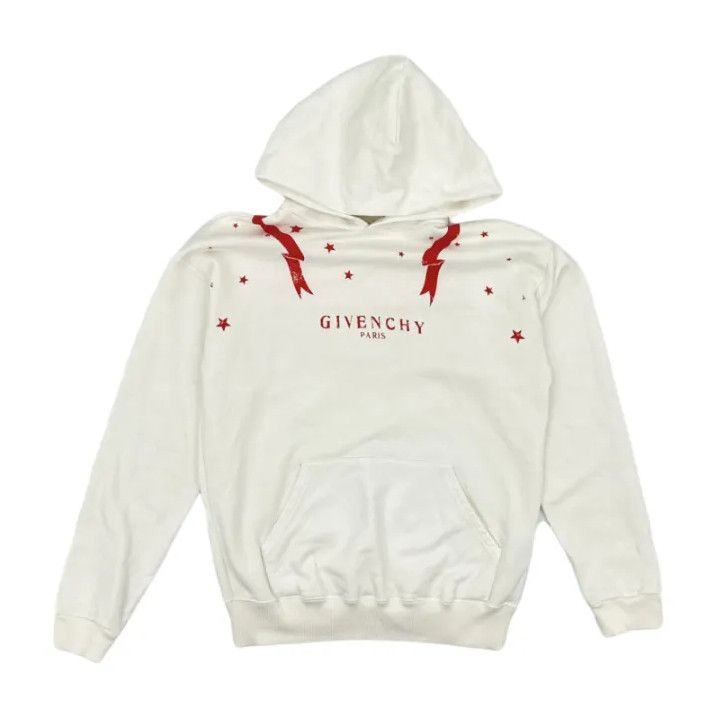 Givenchy Givenchy Letter Print Hooded Long-Sleeve Sweatshirt Size US XS / EU 42 / 0 - 1 Thumbnail