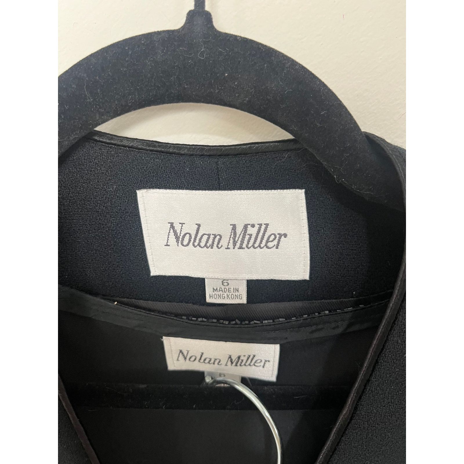 Vintage Nolan Miller Vintage Wool Suit Beaded Rhinestones Cami SZ 6 Size M / US 6-8 / IT 42-44 - 6 Thumbnail
