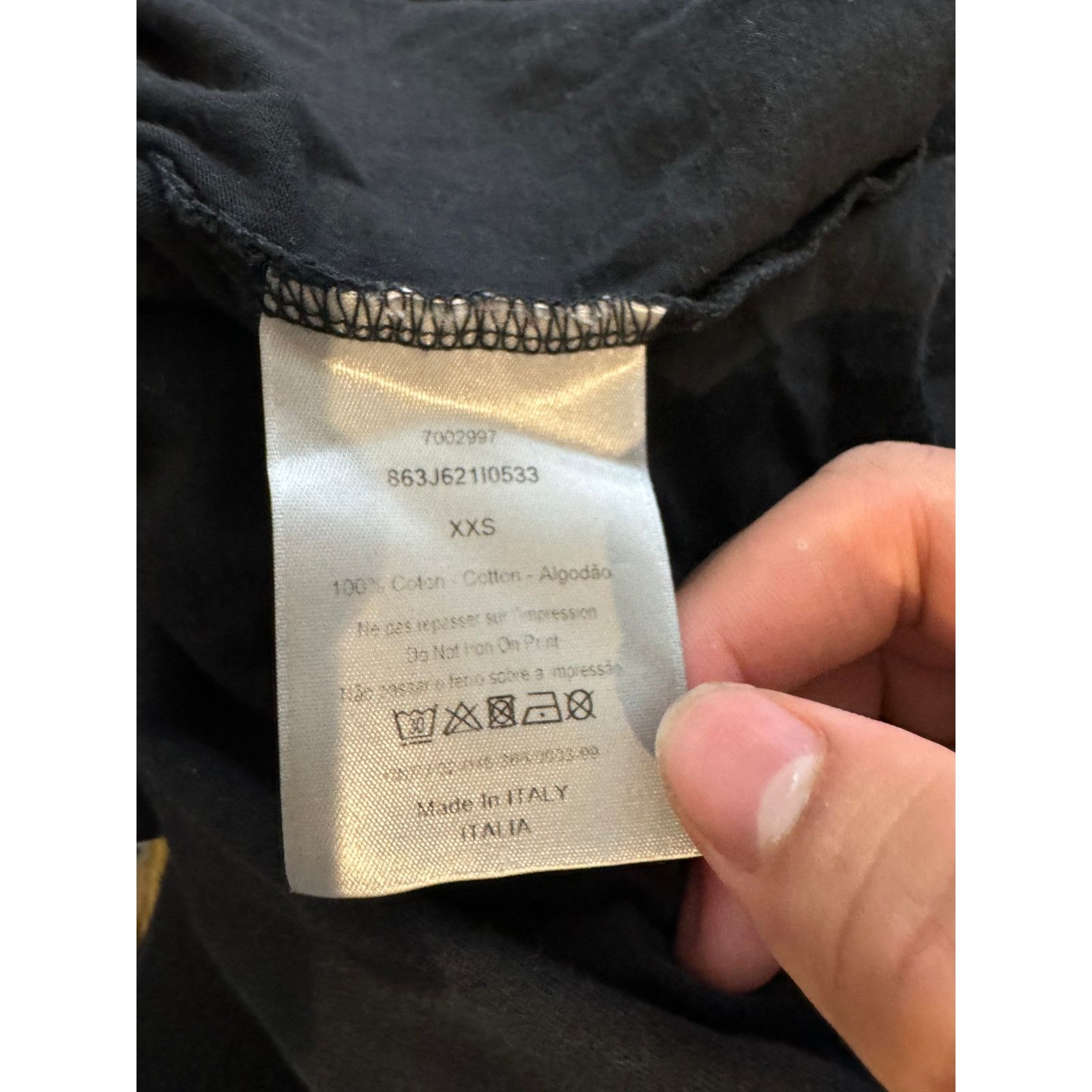 Dior Atelier Tee Black Used XXS