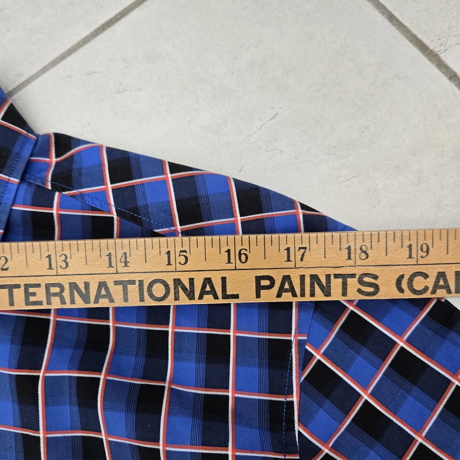 Robert Graham Robert Graham X Dress Shirt Tailored Fit Size 38R - 7 Thumbnail